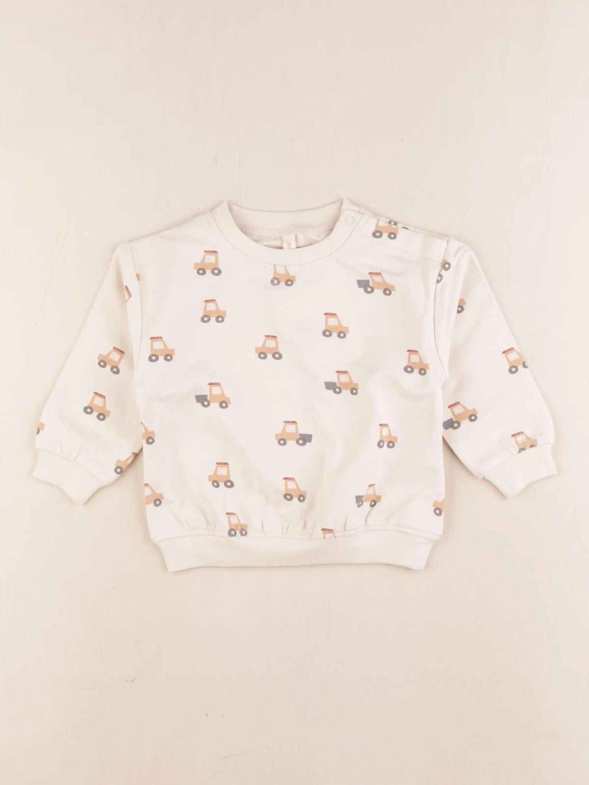Bonnie & The Gang - sweat blanc - 6/12 mois