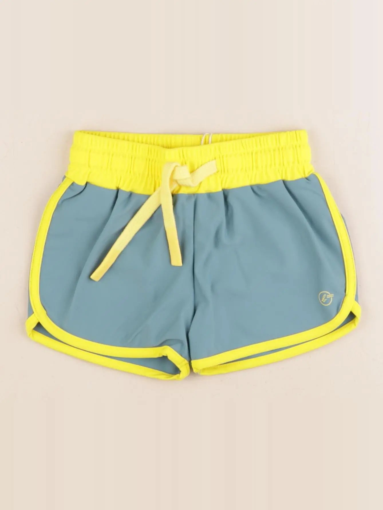 Baïnes - maillot de bain vert, jaune - 4 ans