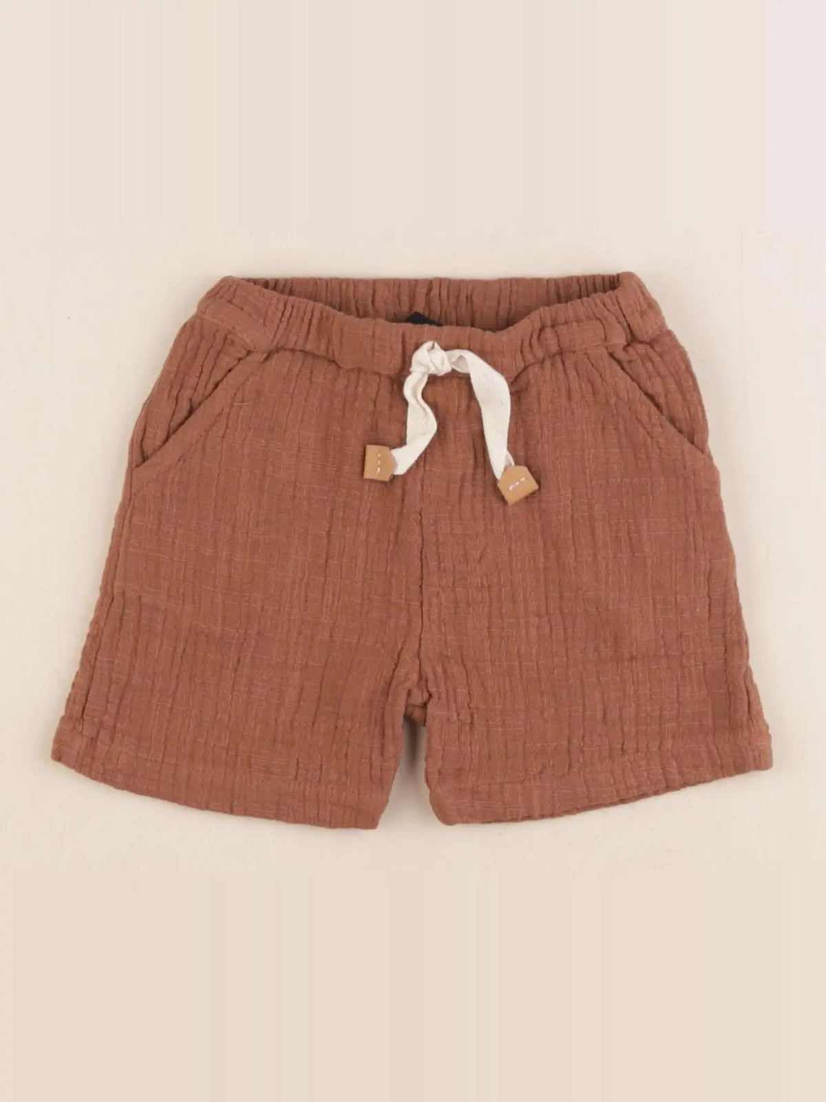 1+ In the family - short marron - 3 mois