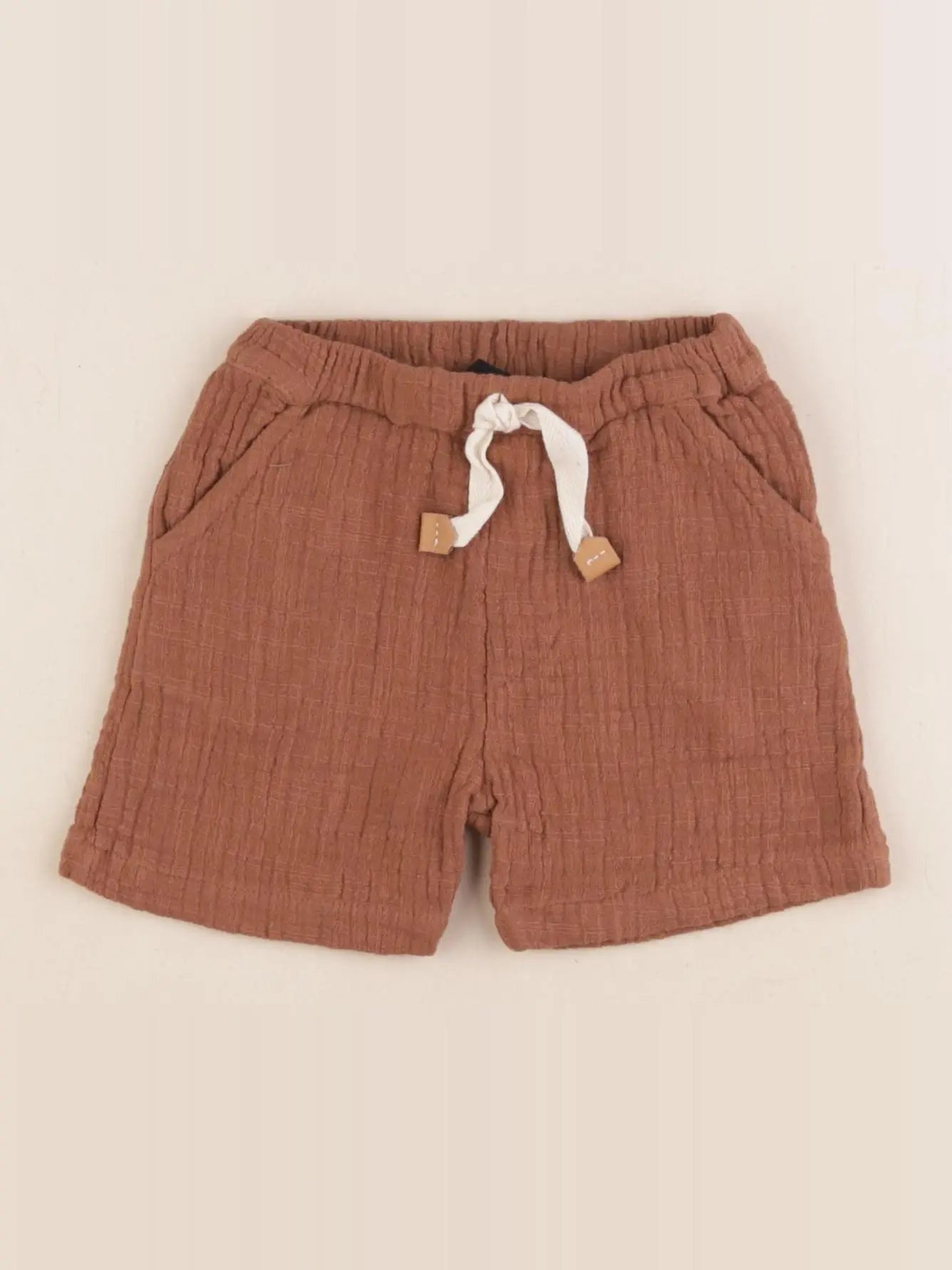 1+ In the family - short marron - 3 mois