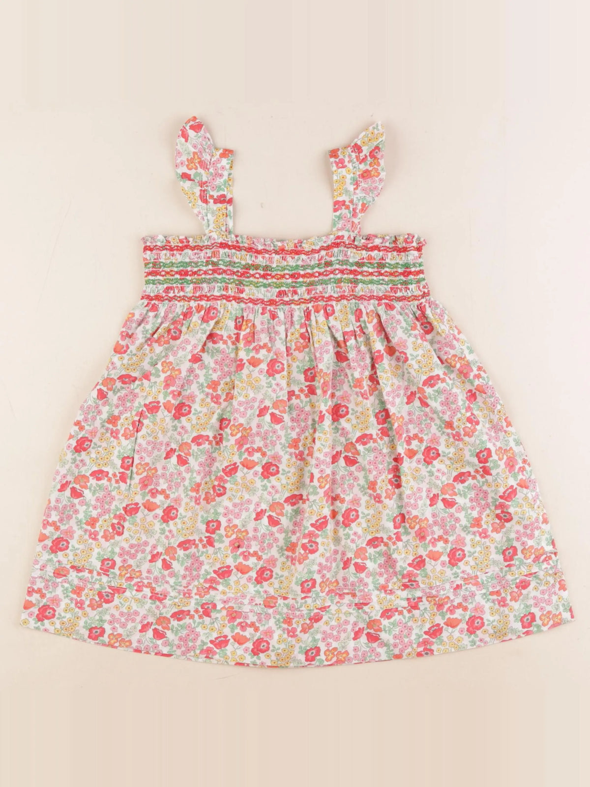 Jacadi - robe liberty multicolore - 3 ans