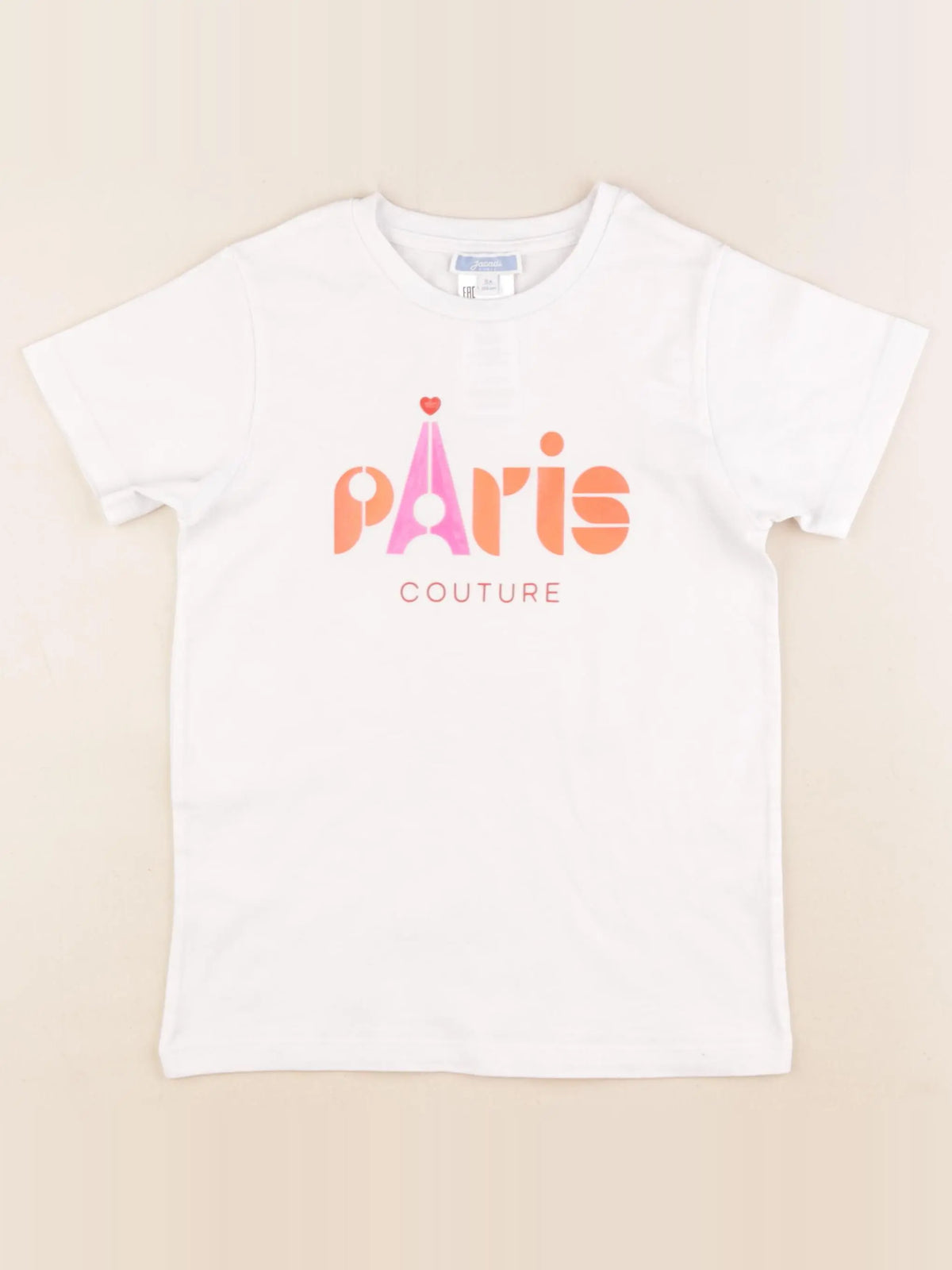 Jacadi - tee-shirt blanc - 8 ans