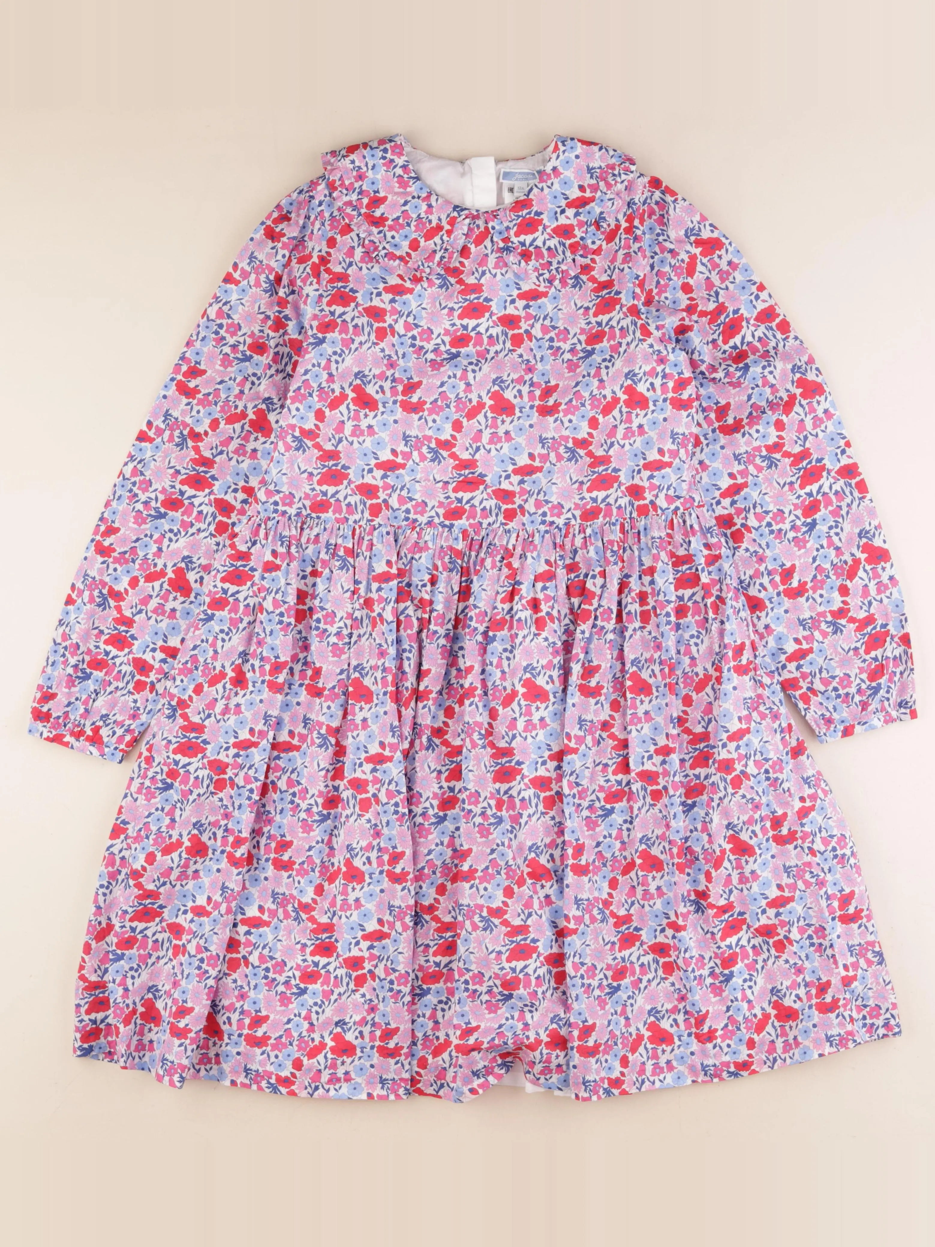 Jacadi - robe liberty multicolore - 12 ans