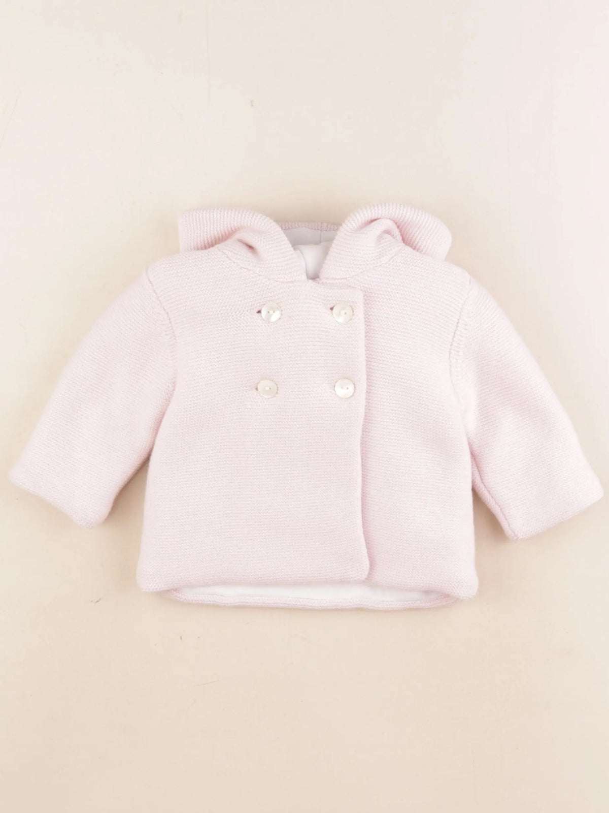 Jacadi - veste doublé rose - 6 mois