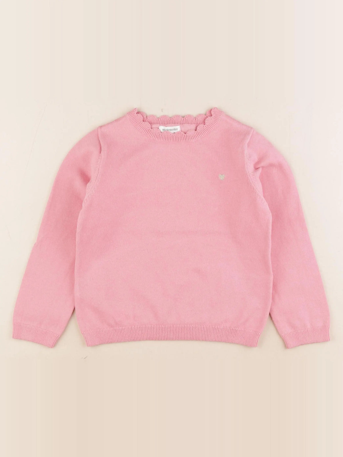 Vertbaudet - pull rose - 5 ans