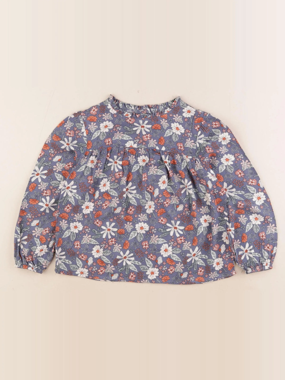 Vertbaudet - blouse bleu - 5 ans