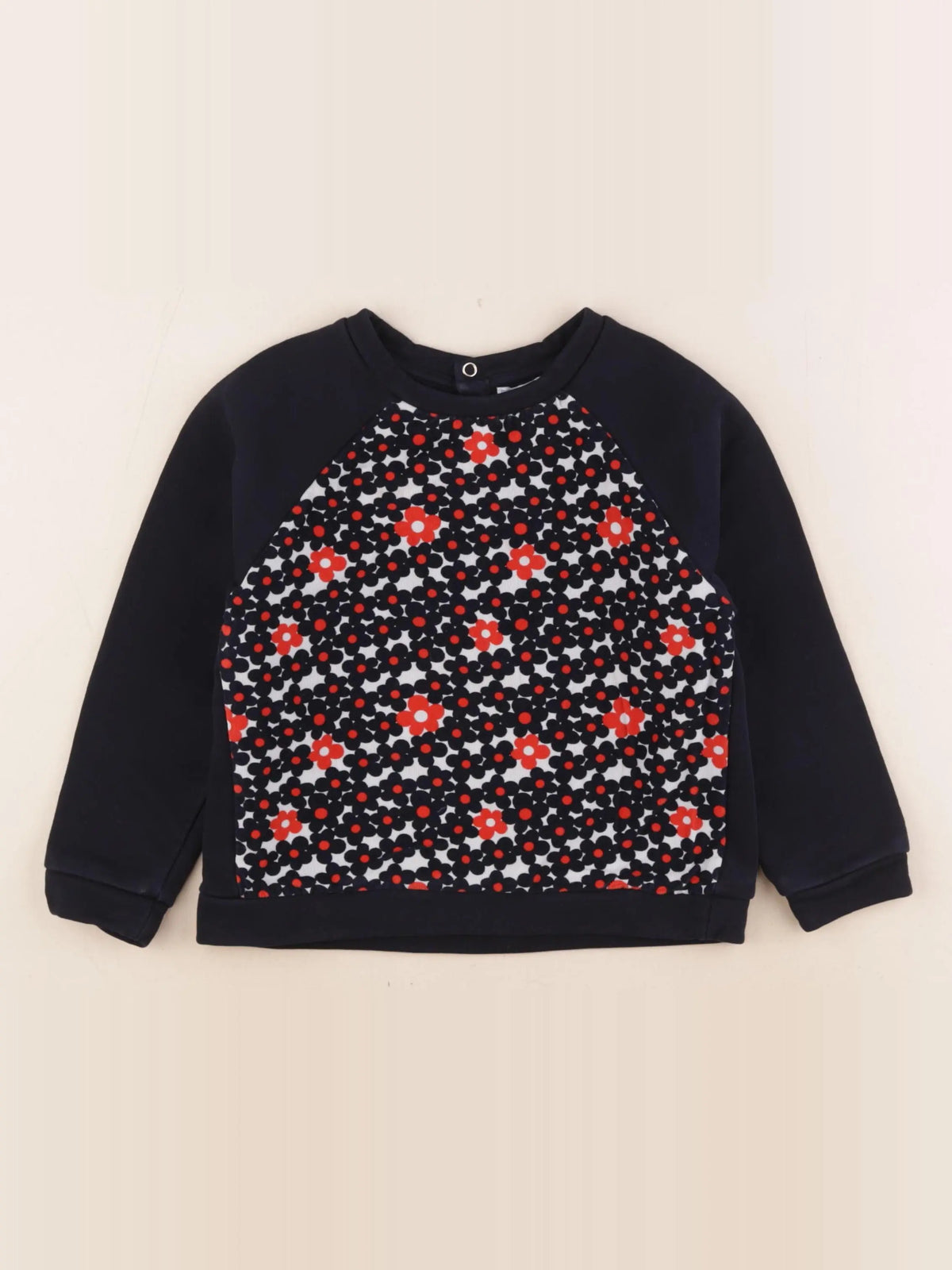 Jacadi - sweat bleu - 6 ans