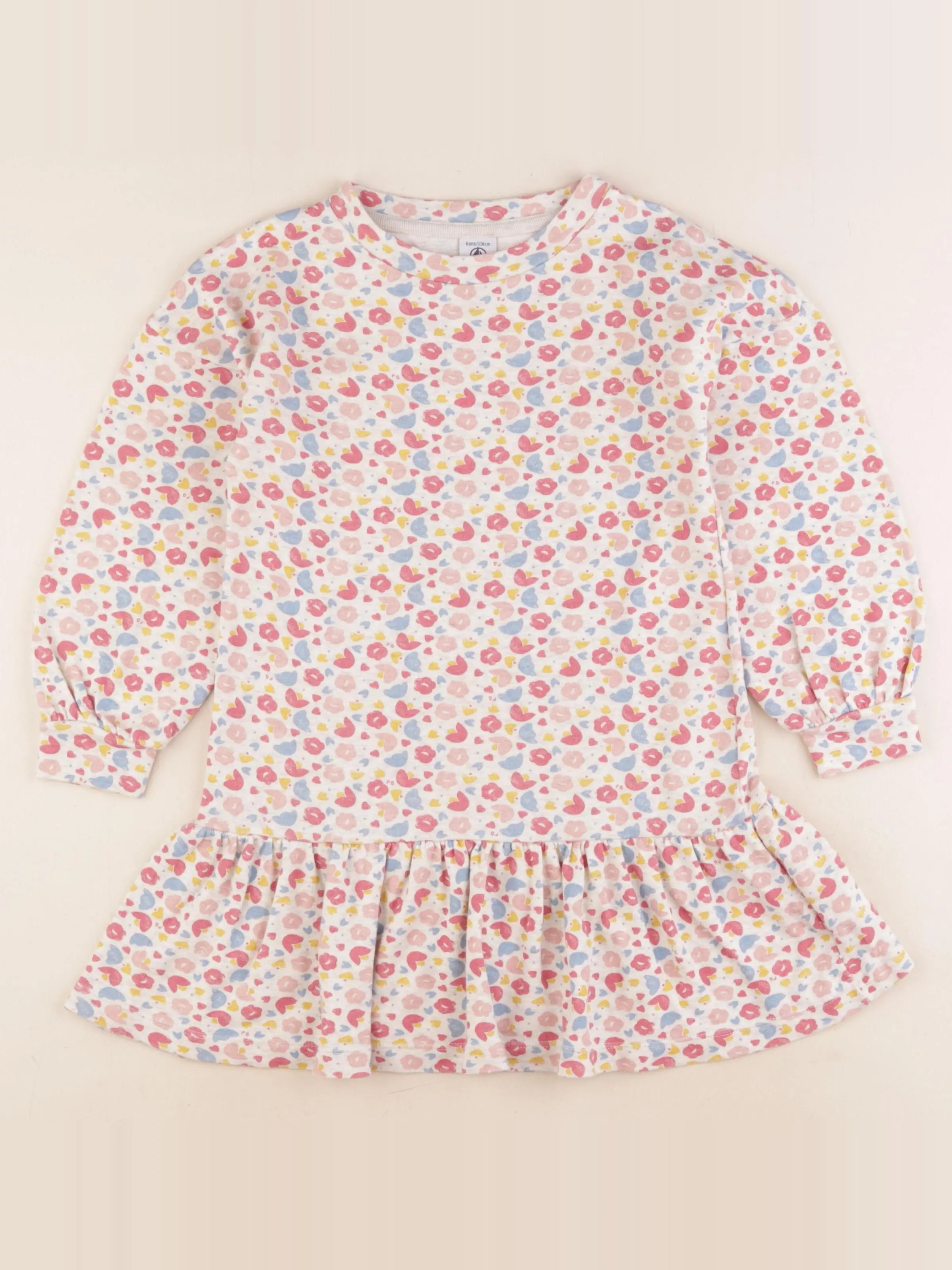 Petit Bateau - robe multicolore - 6 ans
