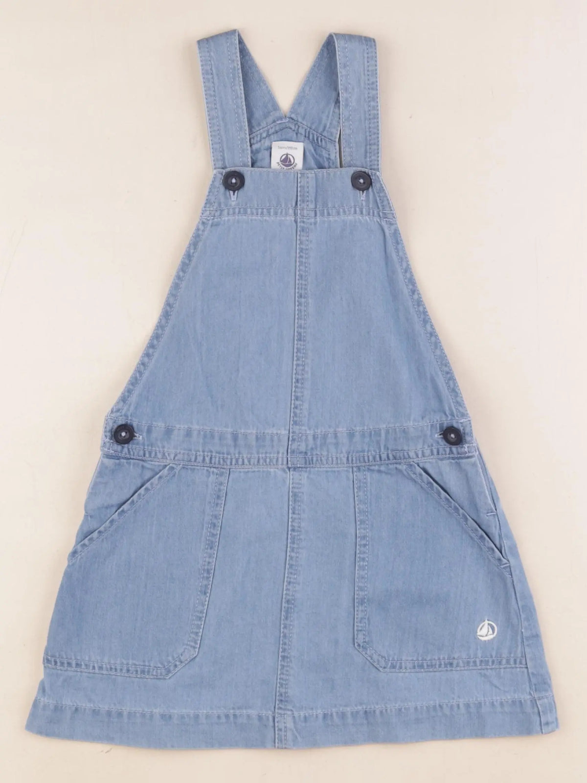 Petit Bateau - robe bleu - 5 ans