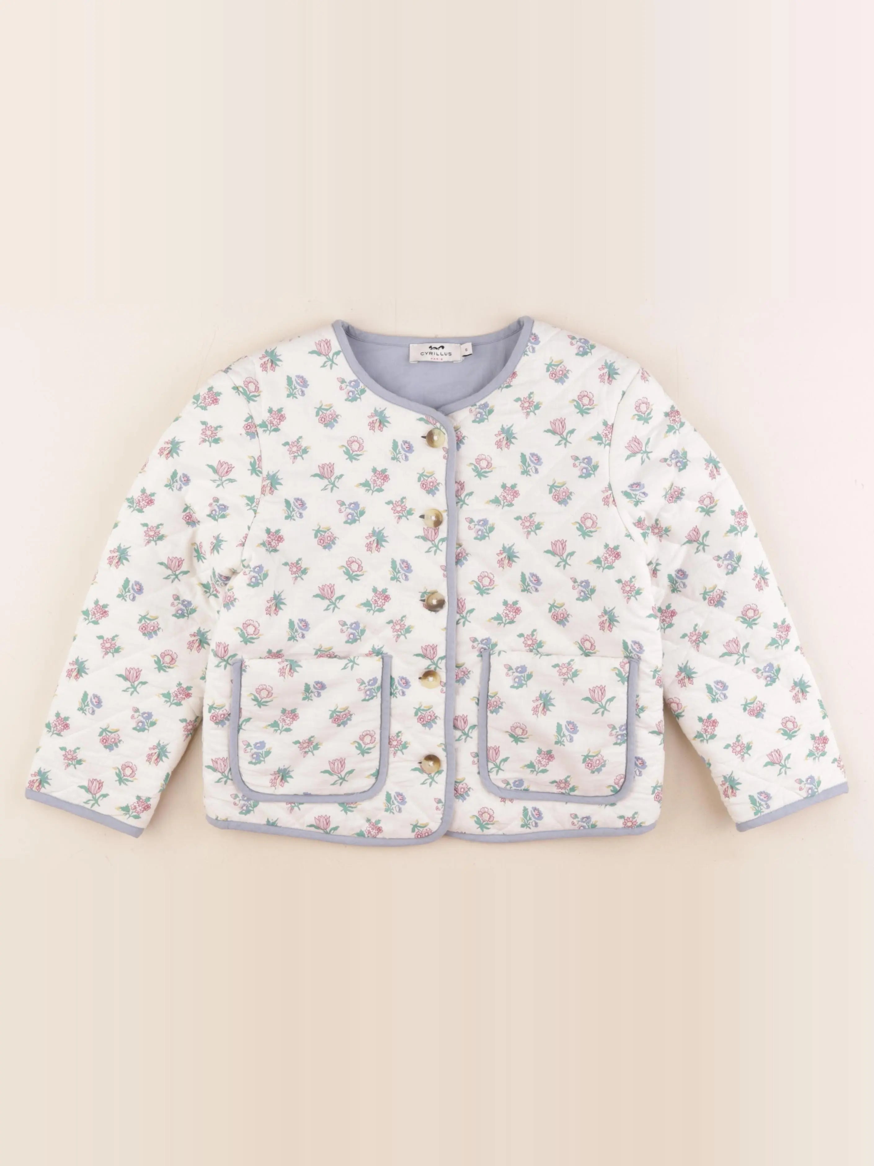 Cyrillus - veste bleu - 6 ans