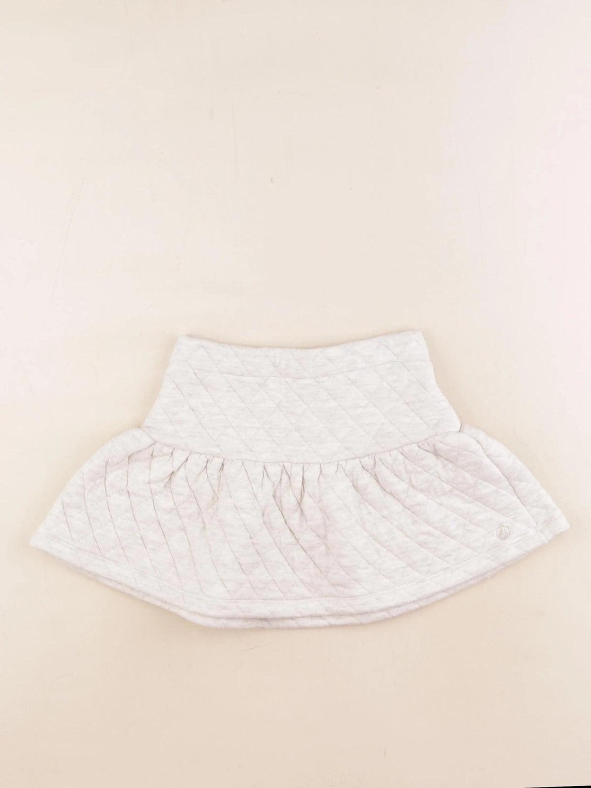 Petit Bateau - jupe beige, gris - 6 ans