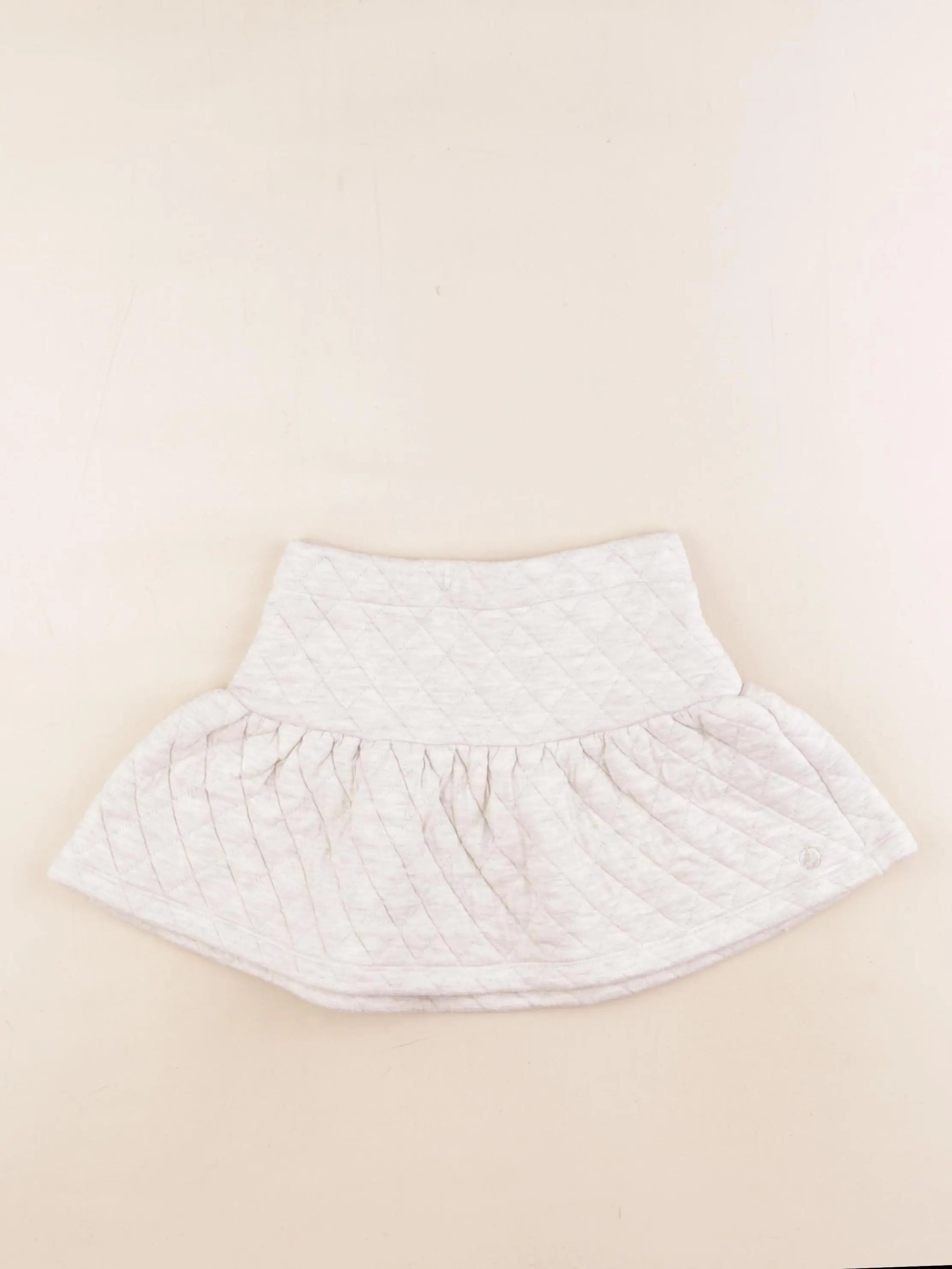 Petit Bateau - jupe beige, gris - 6 ans