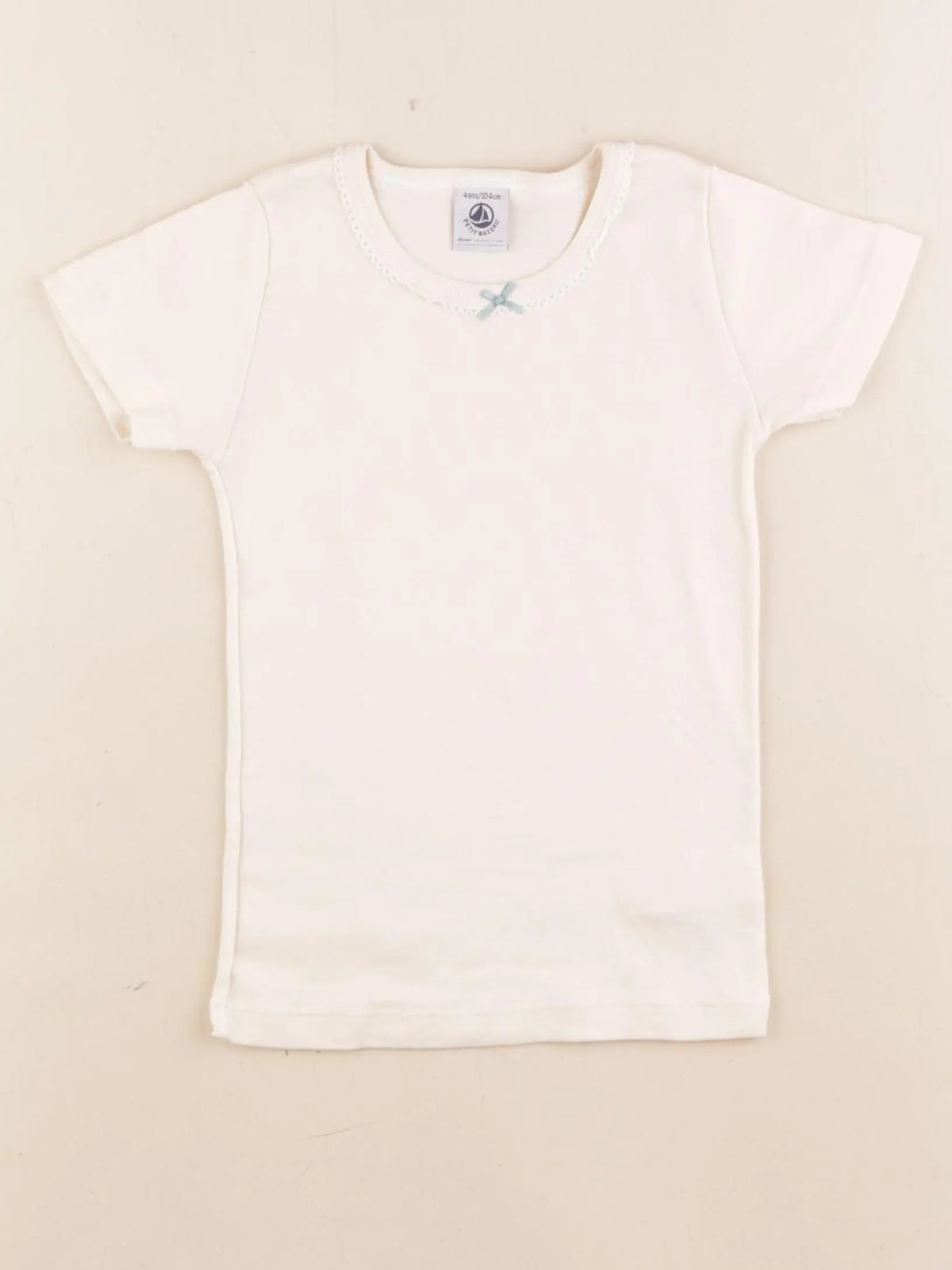 Petit Bateau - maillot de corps beige - 4 ans