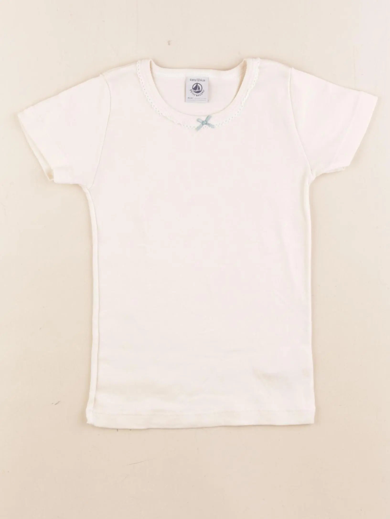 Petit Bateau - maillot de corps beige - 4 ans