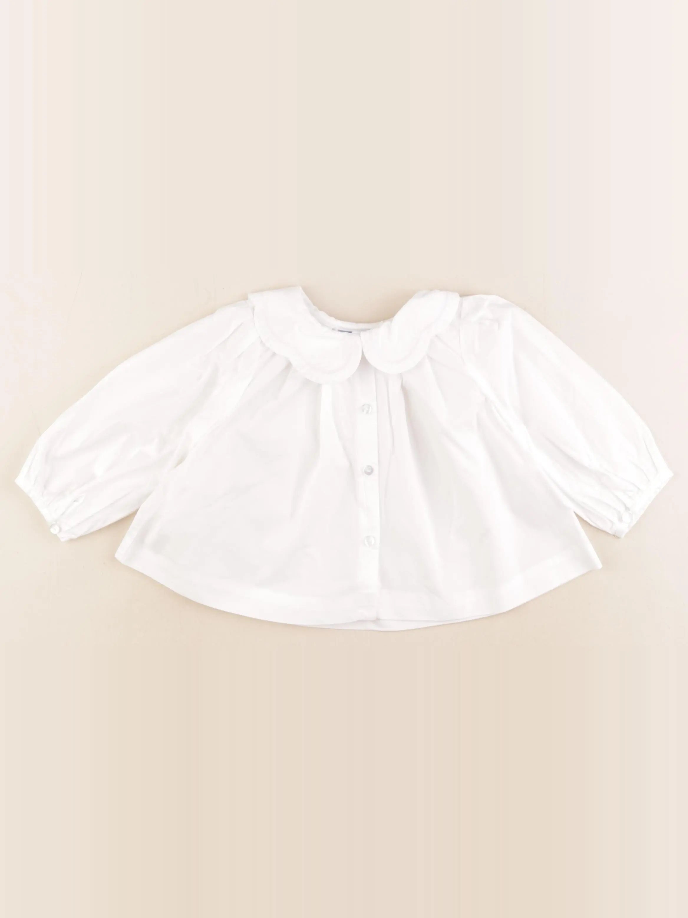 Jacadi - blouse blanc - 12 mois