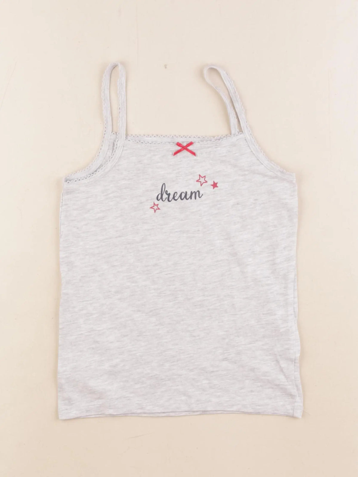 Vertbaudet - maillot de corps gris - 8 ans