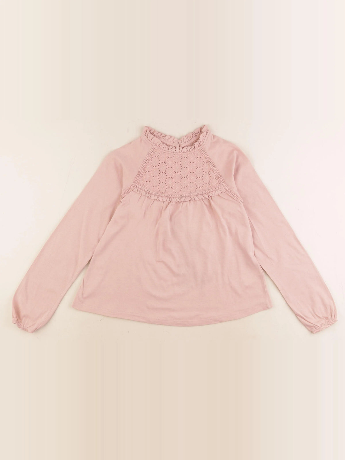 Vertbaudet - tee-shirt rose - 8 ans