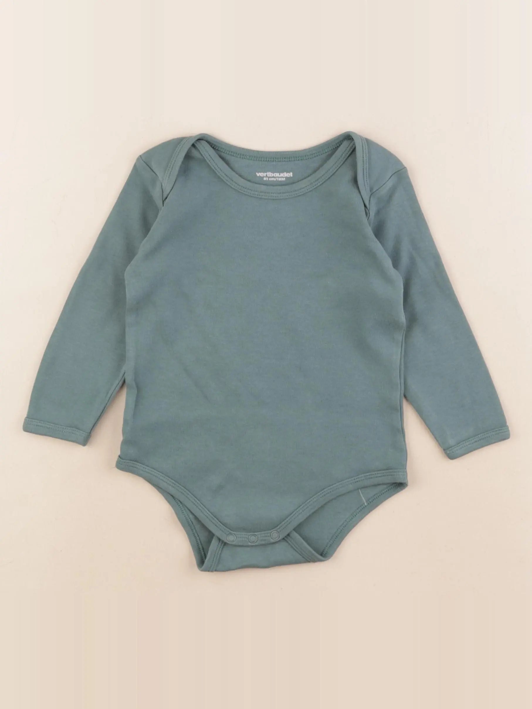 Vertbaudet - body vert - 18 mois