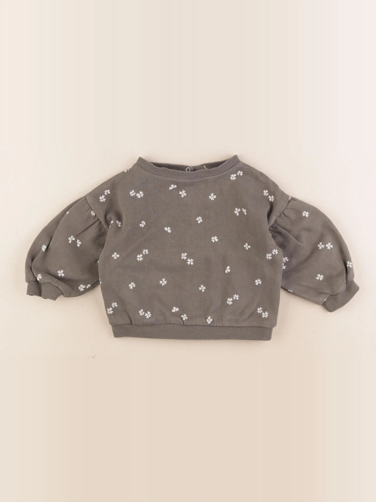 Vertbaudet - sweat vert - 9 mois