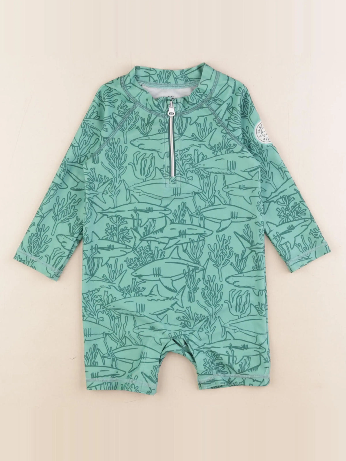 GAP - combi de bain vert - 12/18 mois