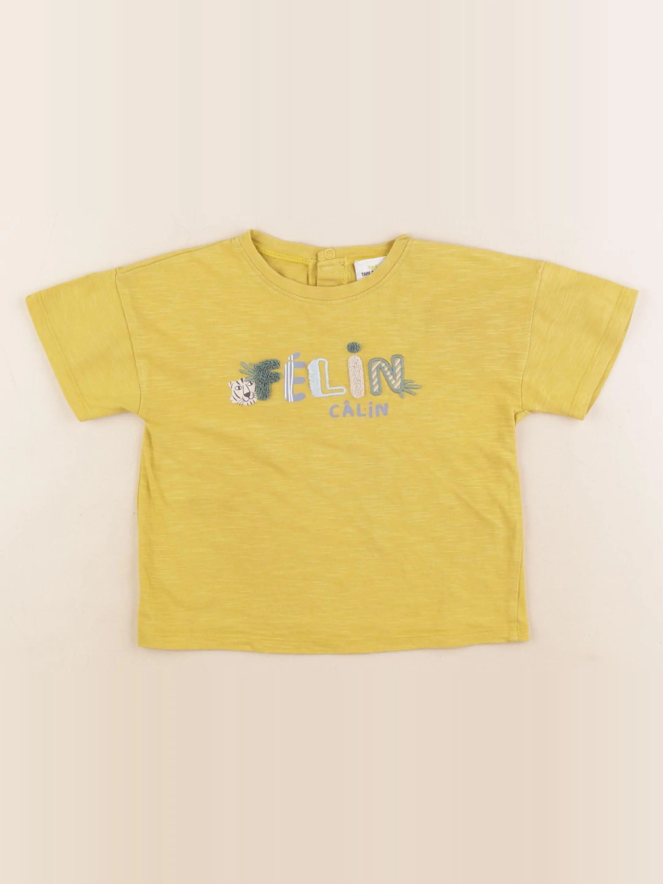 Tape à l'oeil - tee-shirt jaune - 36 mois