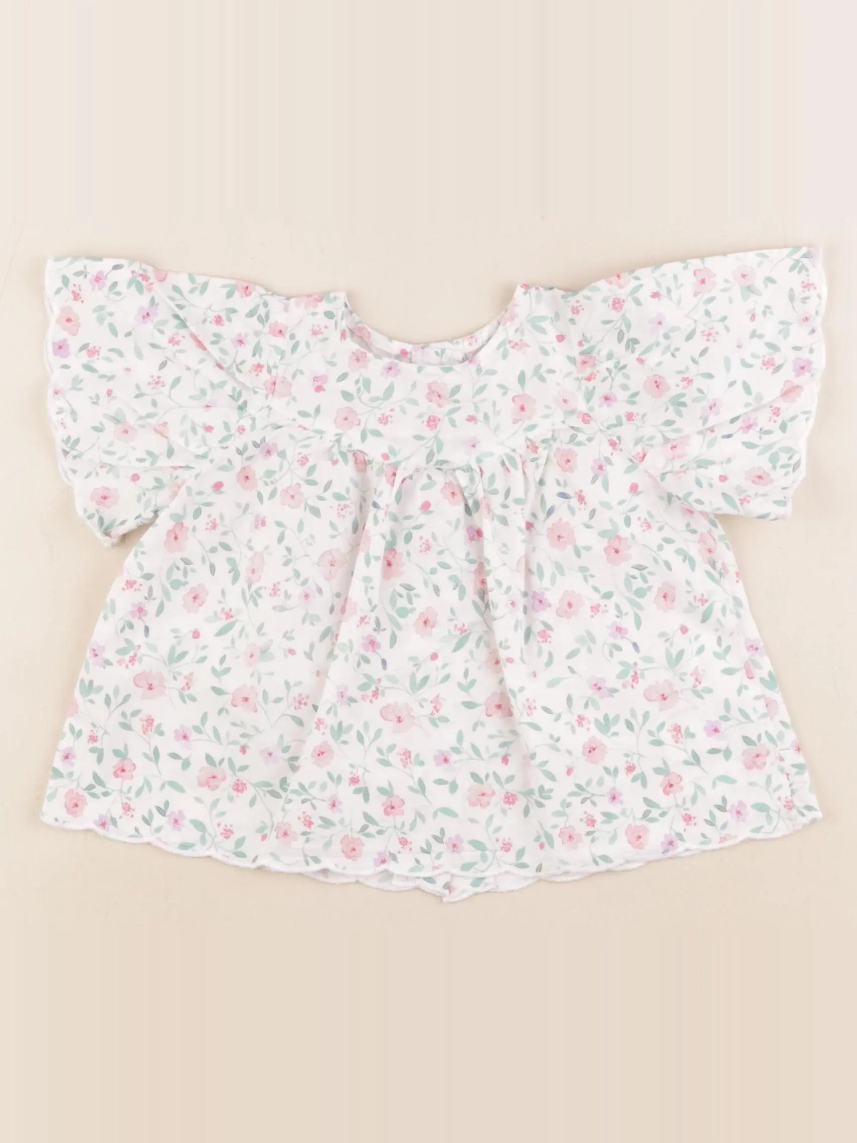Vertbaudet - blouse multicolore - 9 mois