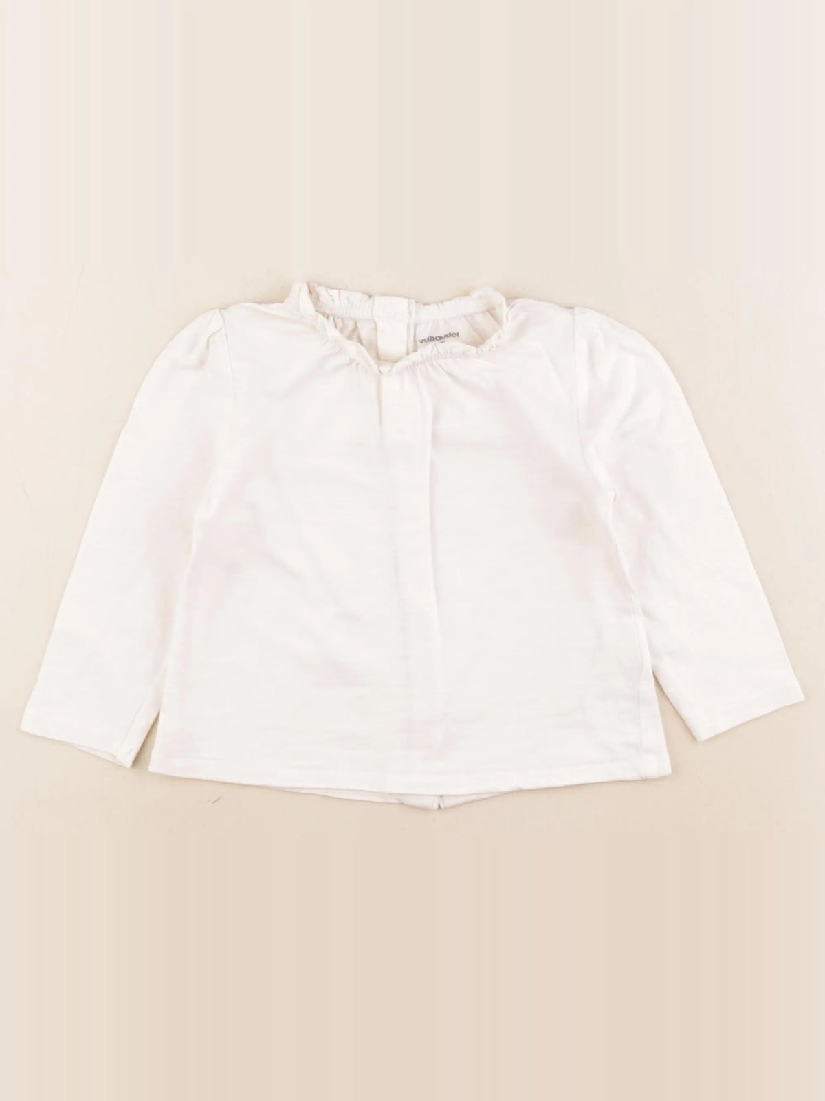 Vertbaudet - tee-shirt beige - 18 mois