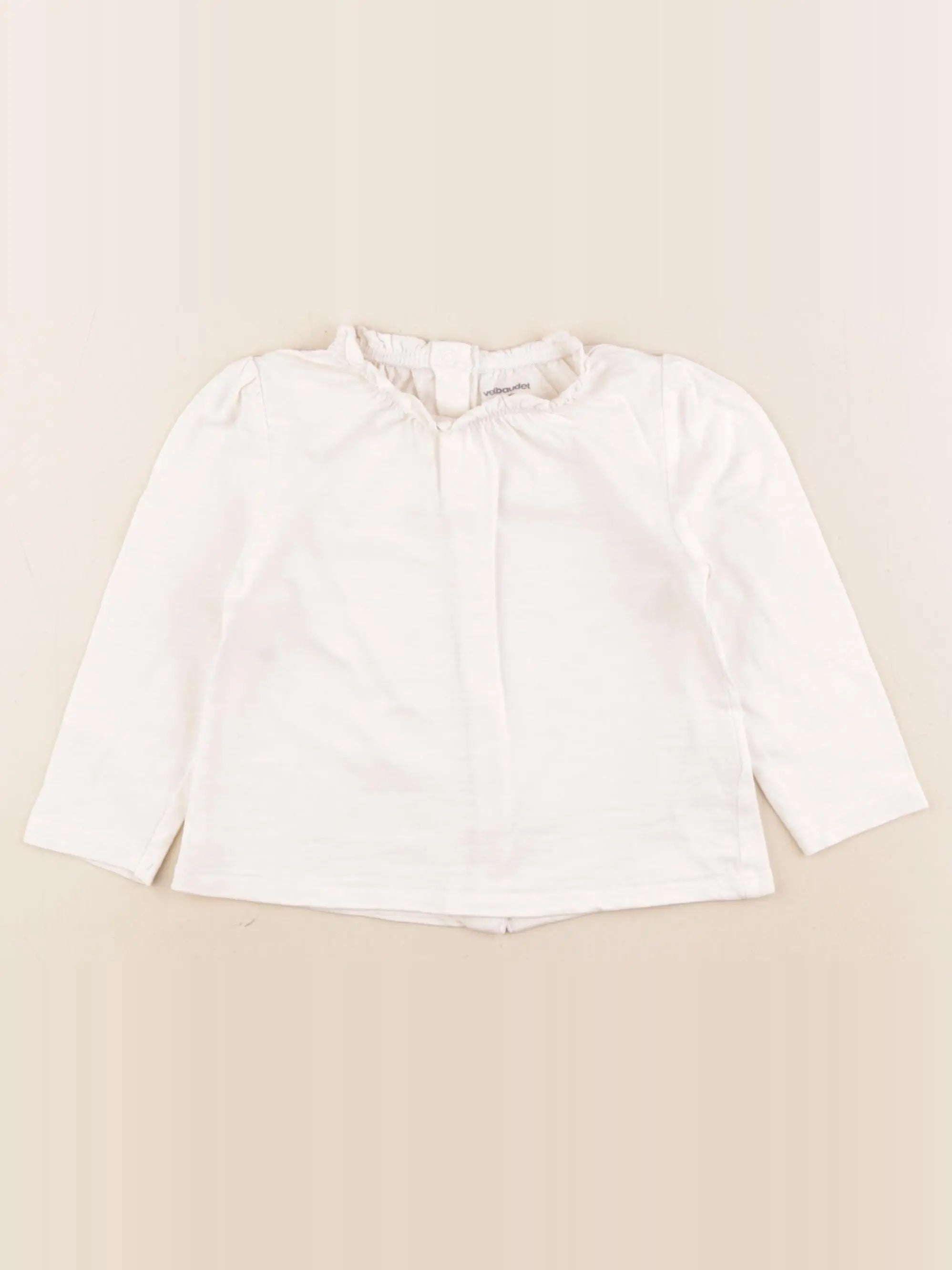 Vertbaudet - tee-shirt beige - 18 mois