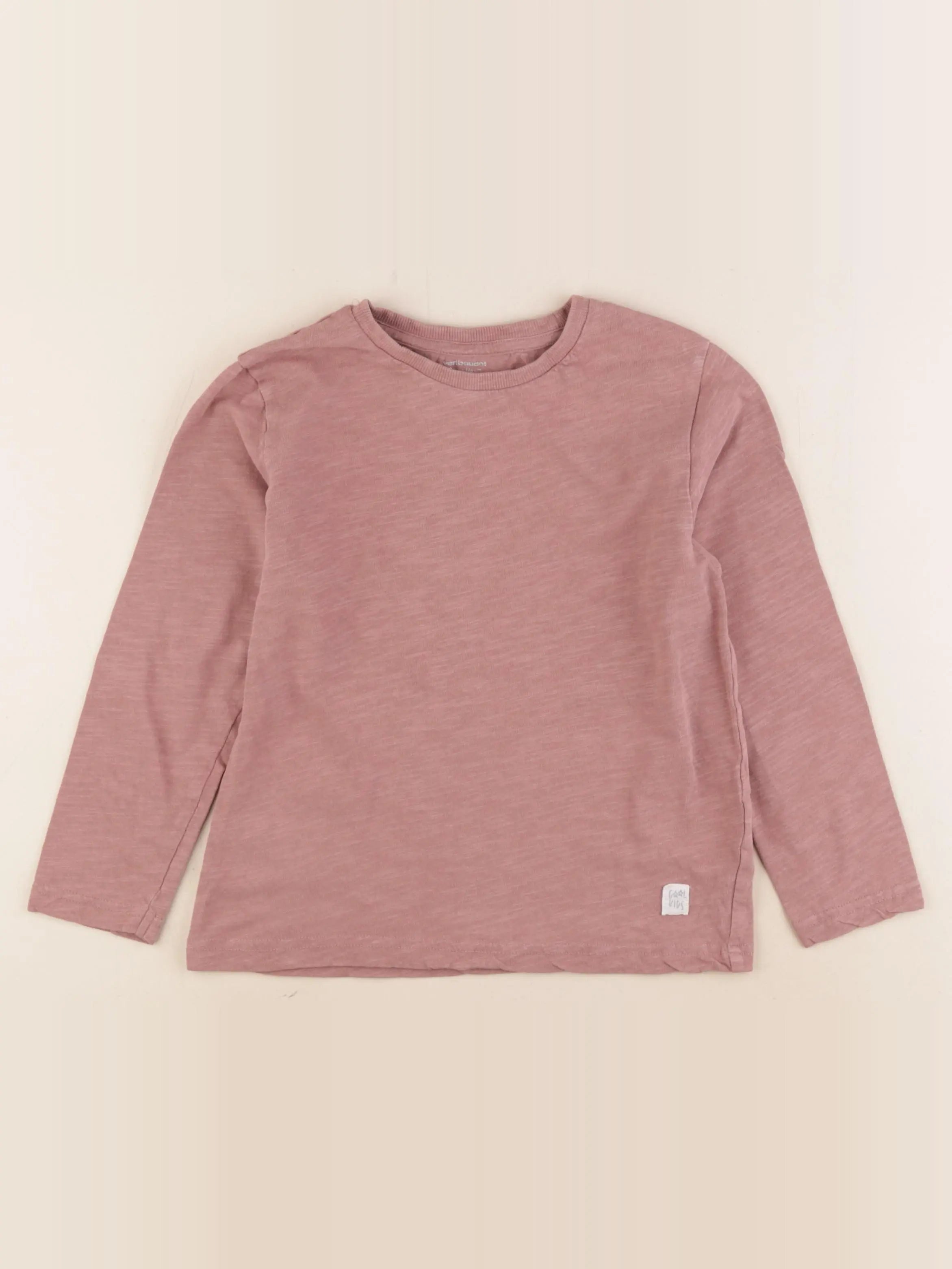 Vertbaudet - tee-shirt rose - 8 ans