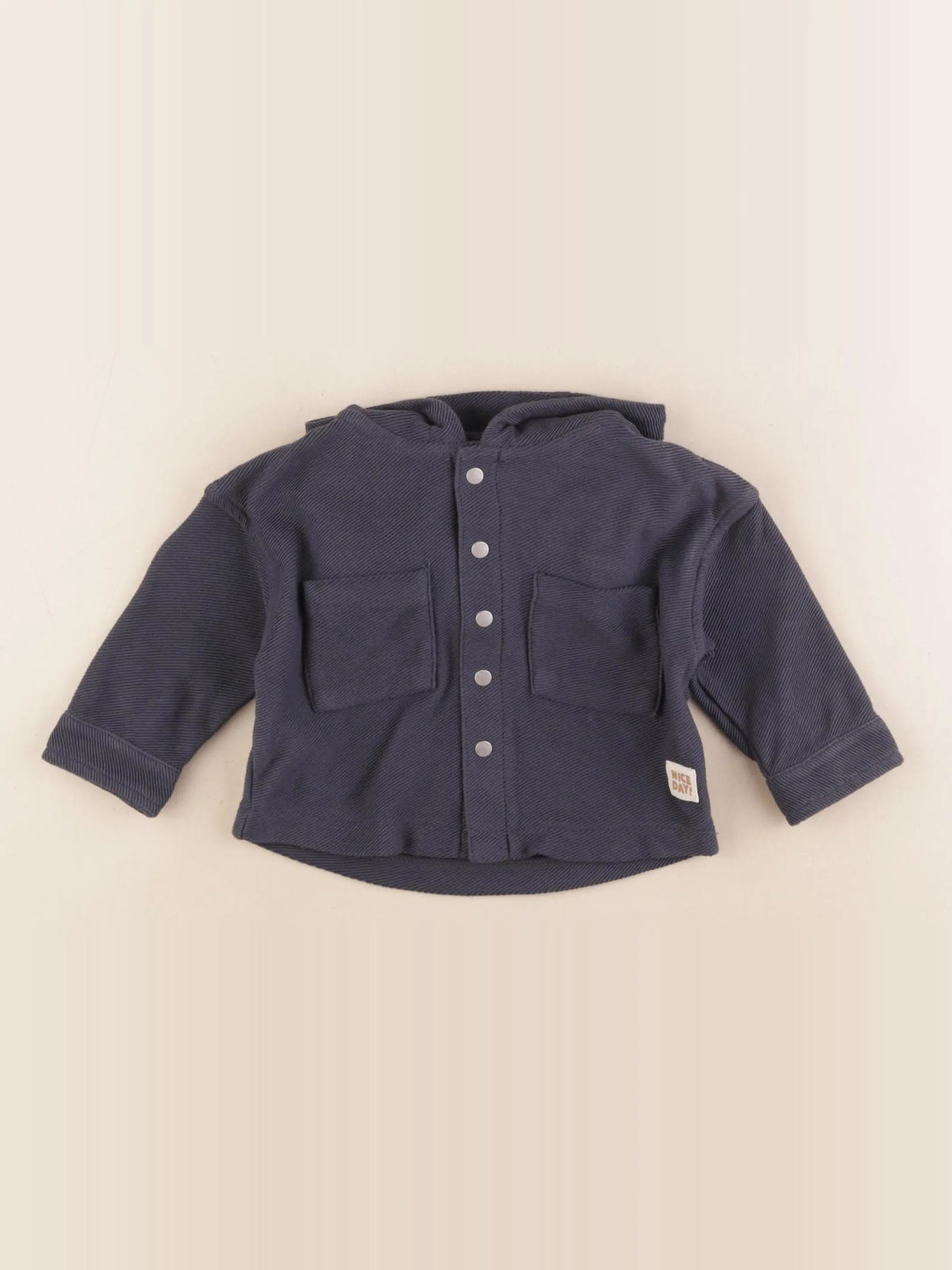 Vertbaudet - sweat bleu - 6 mois