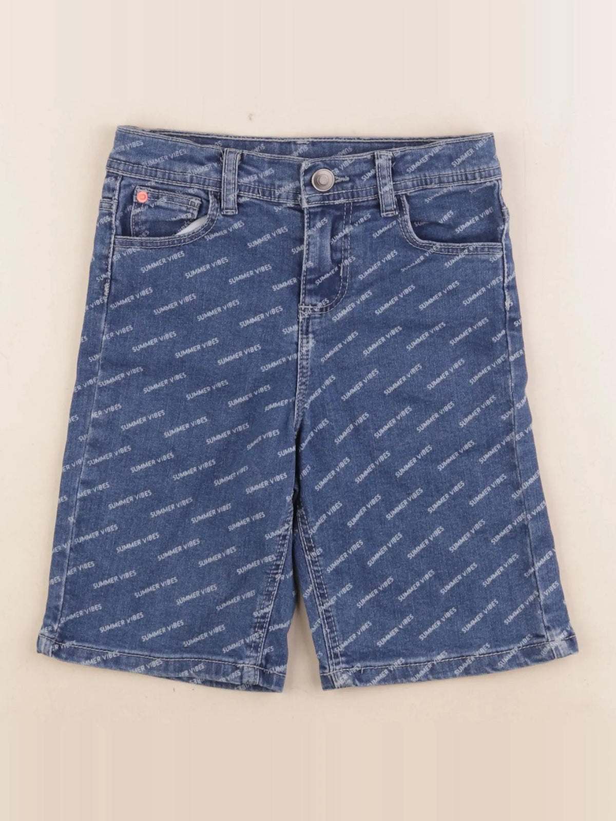 Little Cigogne - short bleu - 8 ans