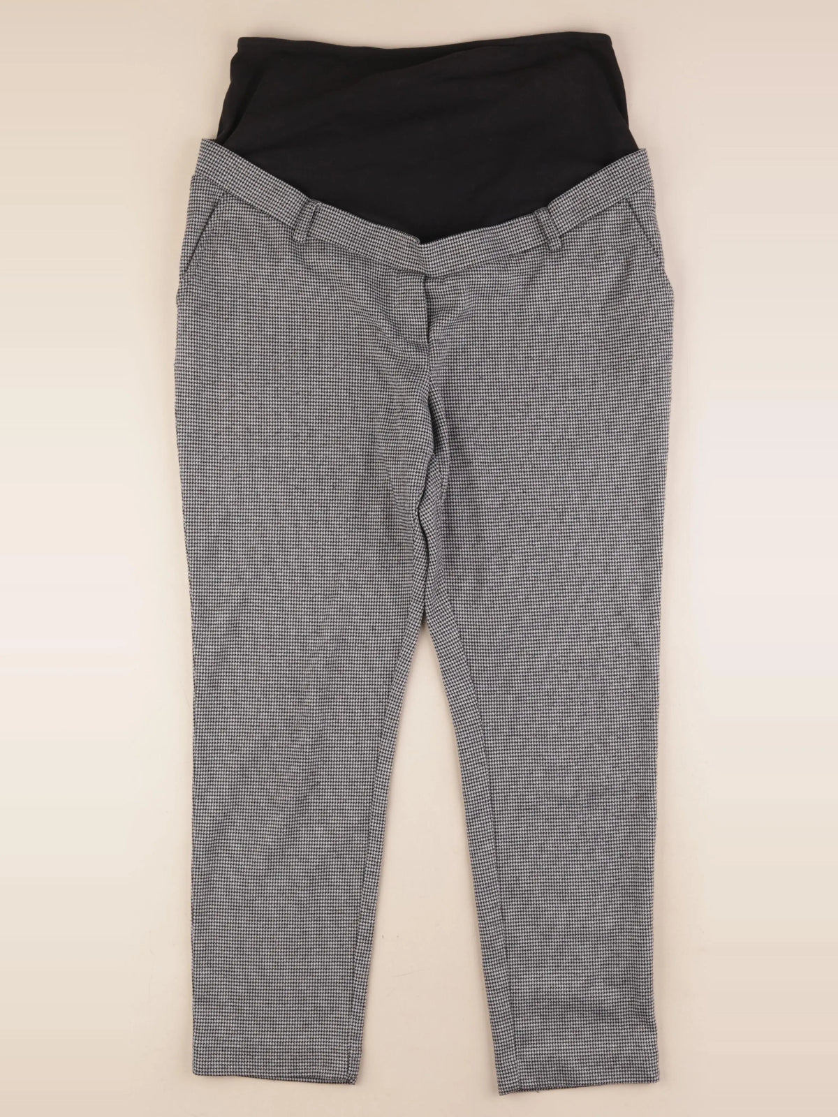 Kiabi - pantalon grossesse blanc, noir - 38 à 40