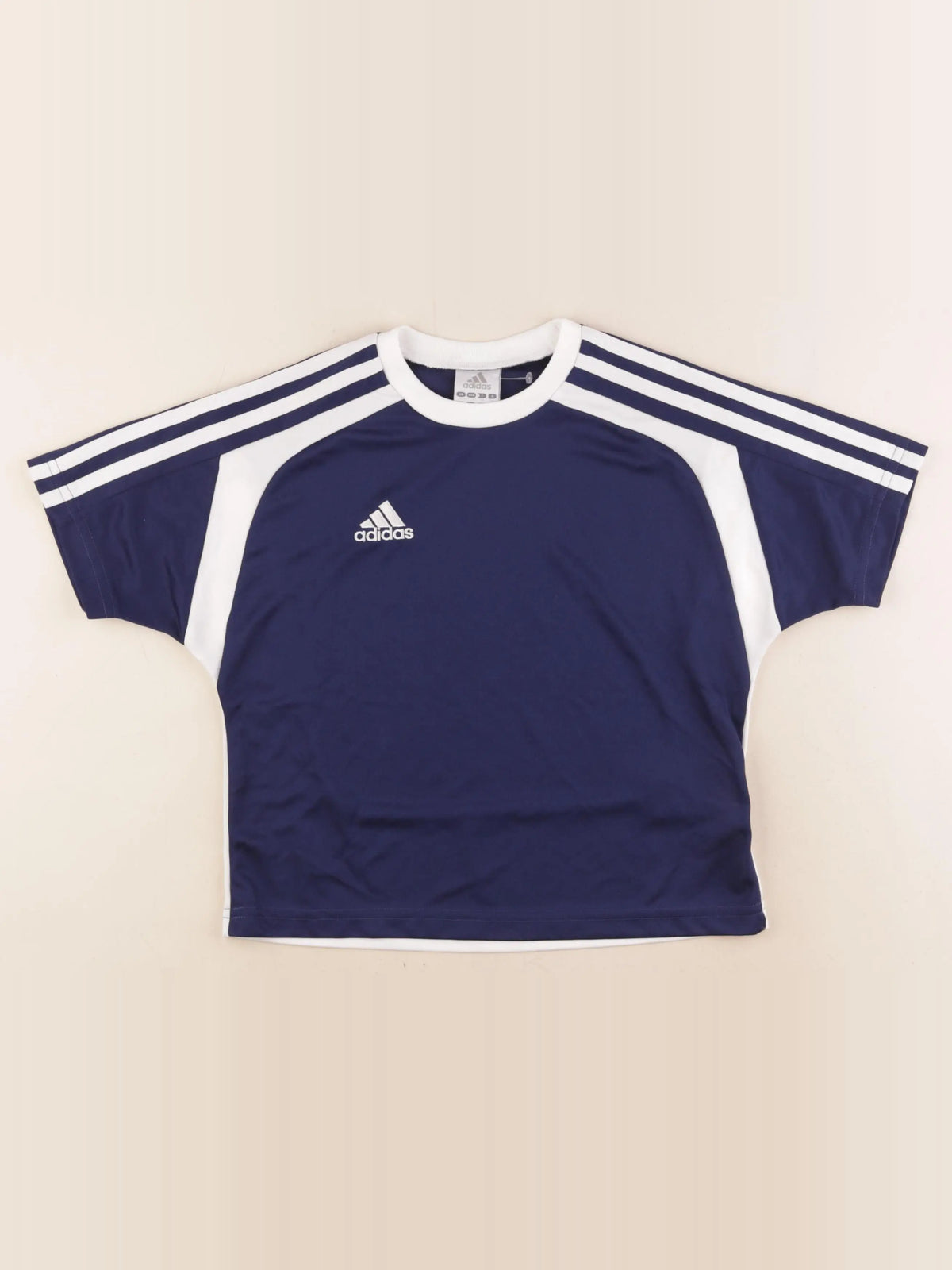 Adidas - tee-shirt bleu, blanc - 6 ans