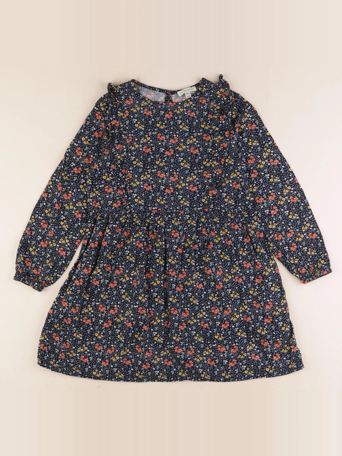 Vertbaudet - robe multicolore - 8 ans