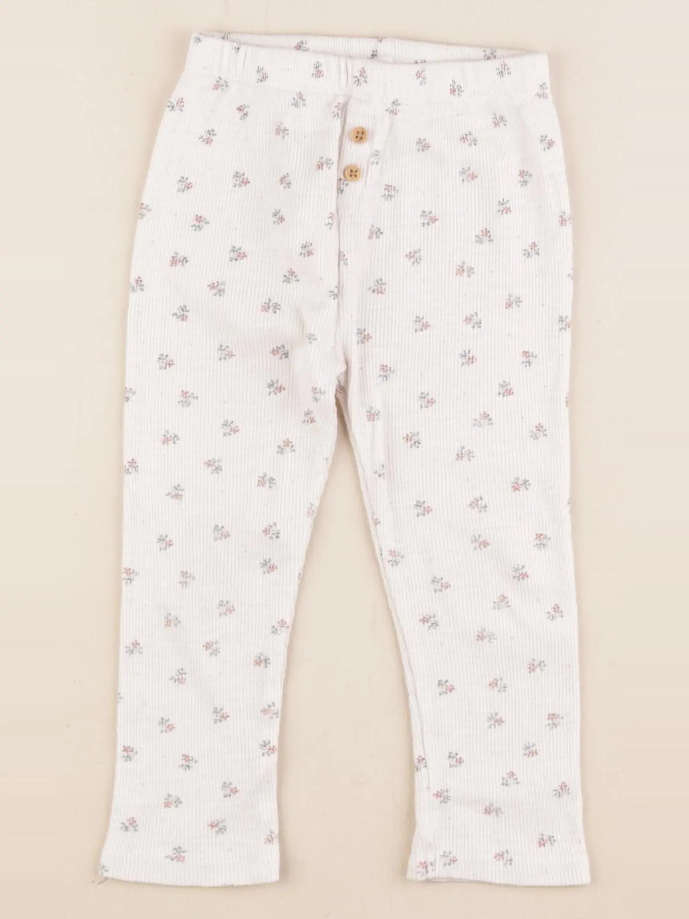 Vertbaudet - legging beige - 3 ans