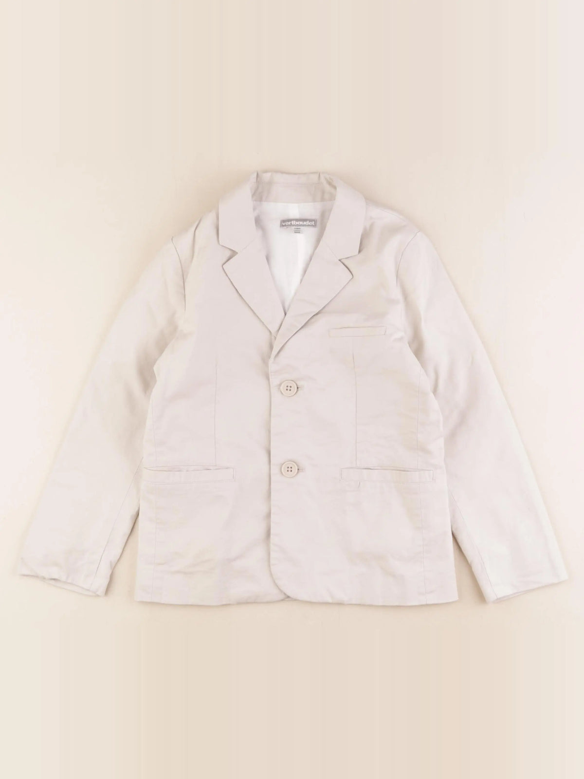 Vertbaudet - veste beige - 6 ans