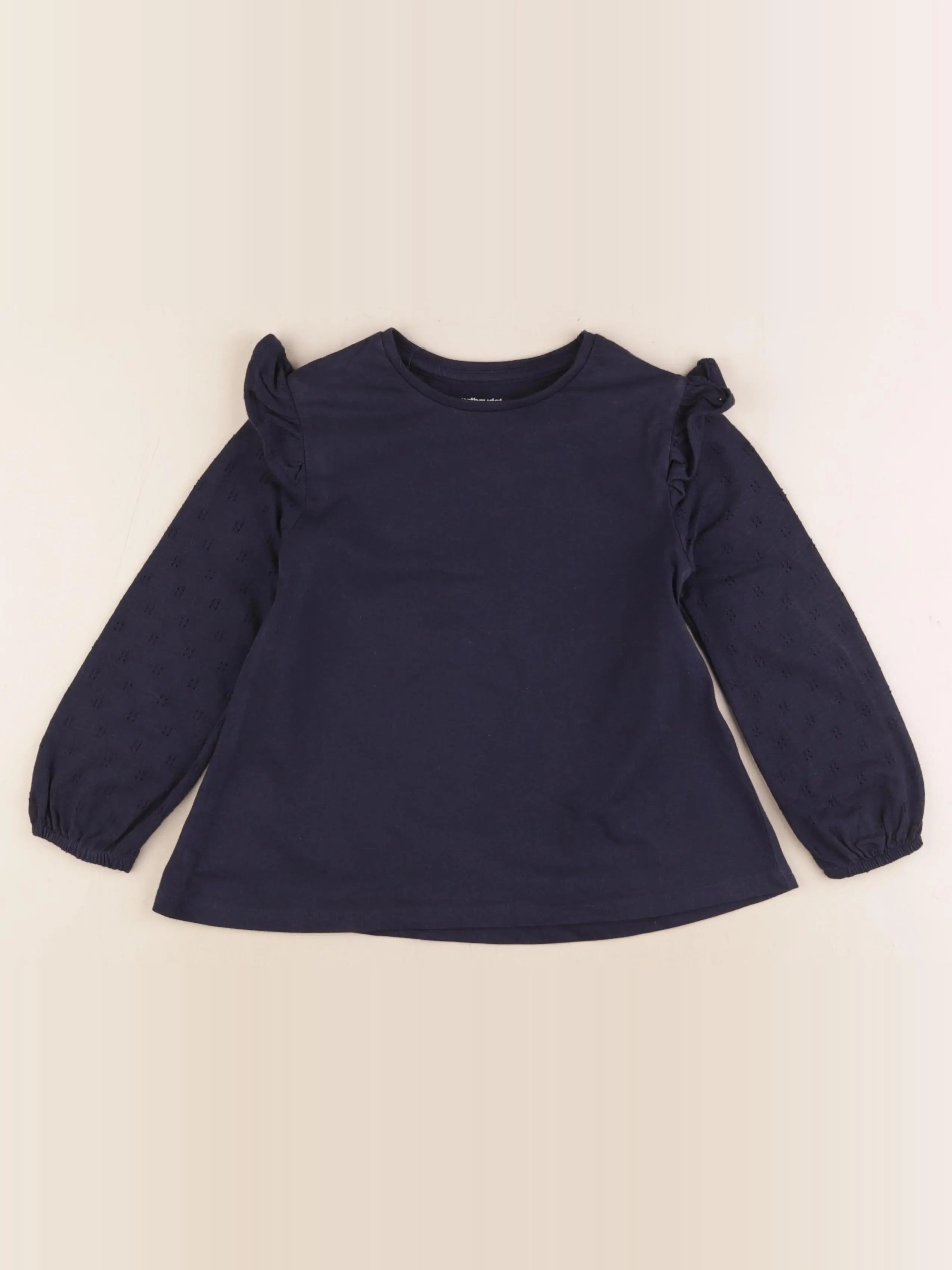 Vertbaudet - tee-shirt bleu - 6 ans