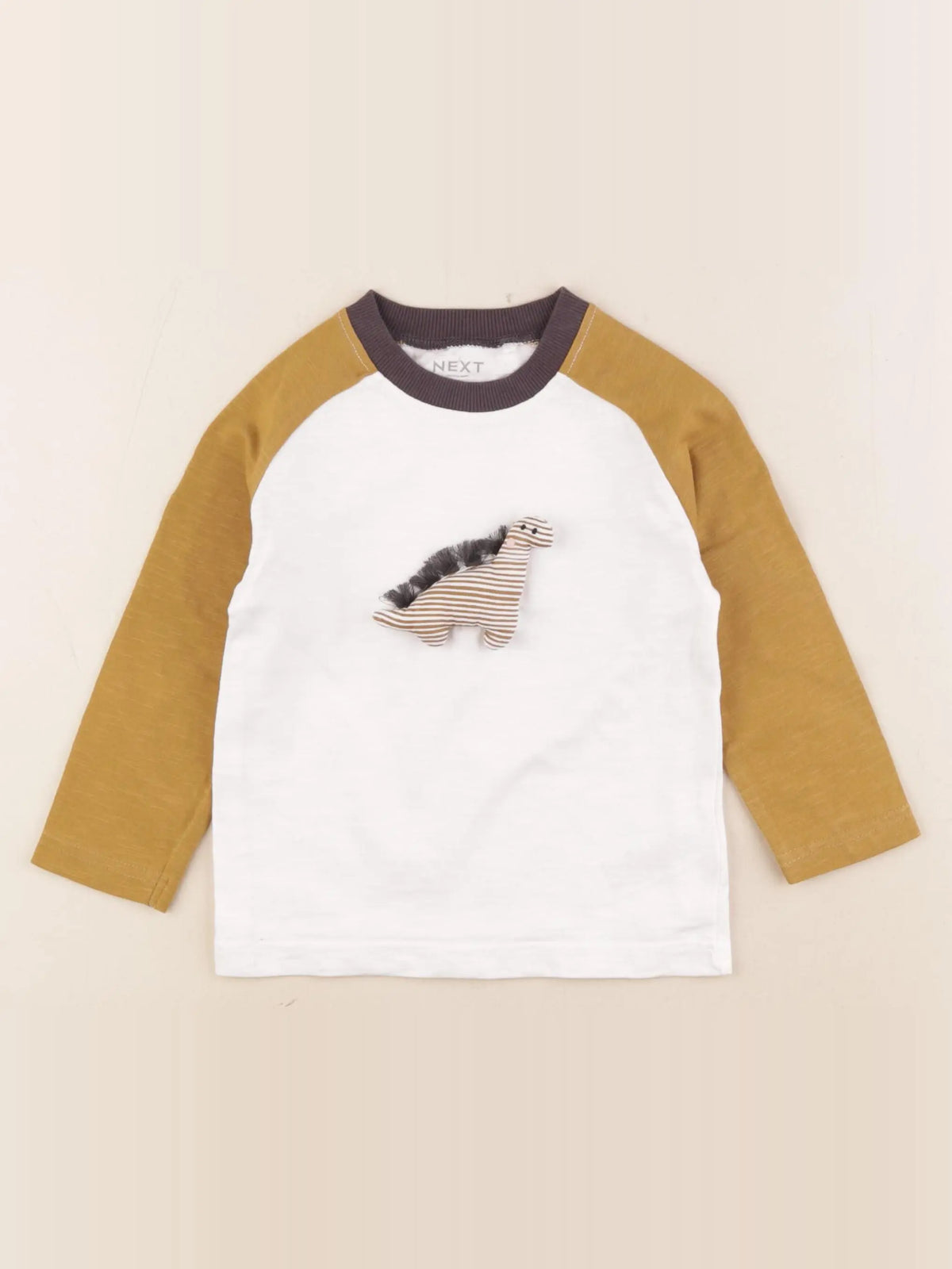 Next - tee-shirt blanc, vert - 12/18 mois