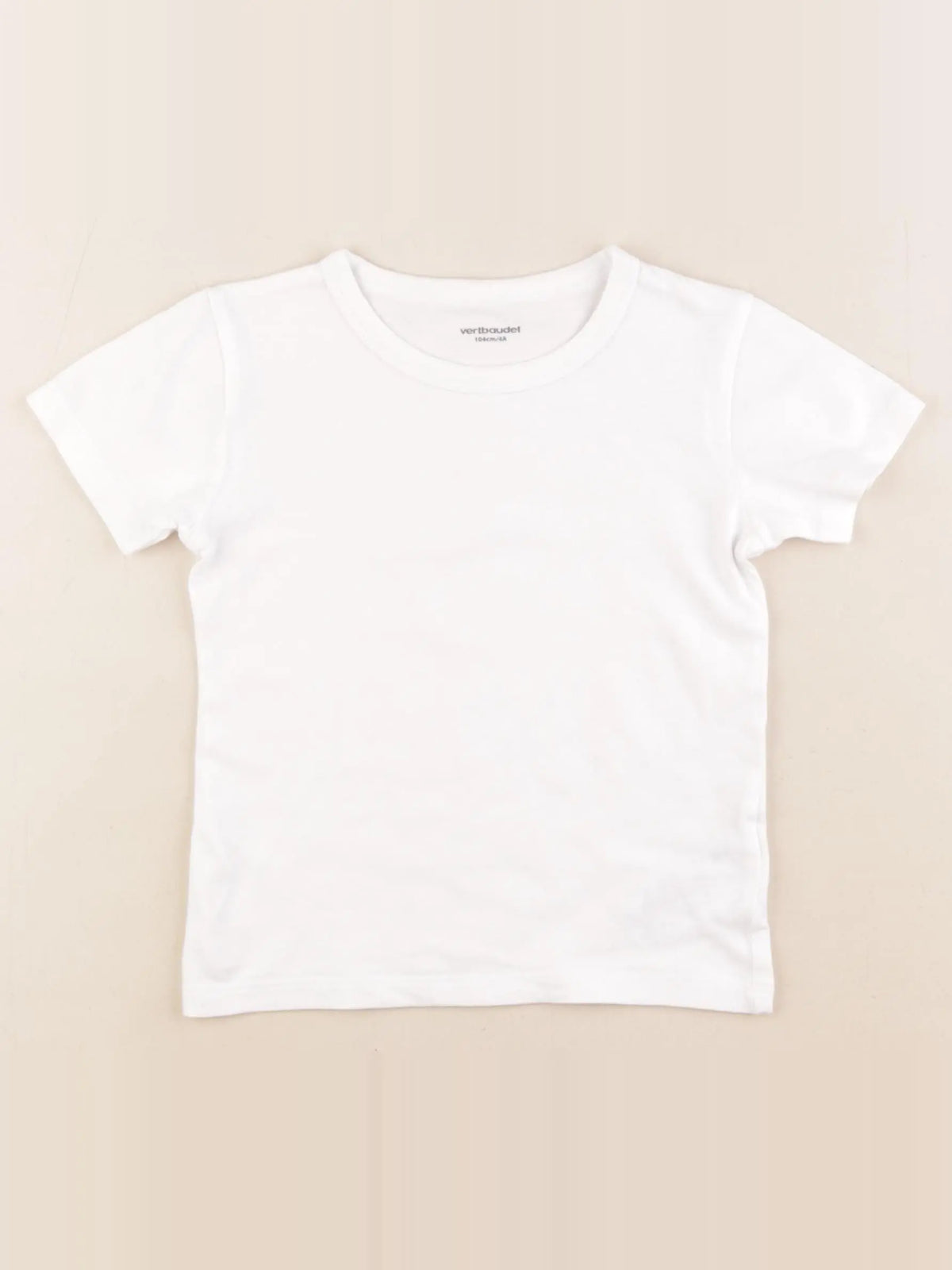 Vertbaudet - maillot de corps blanc - 4 ans