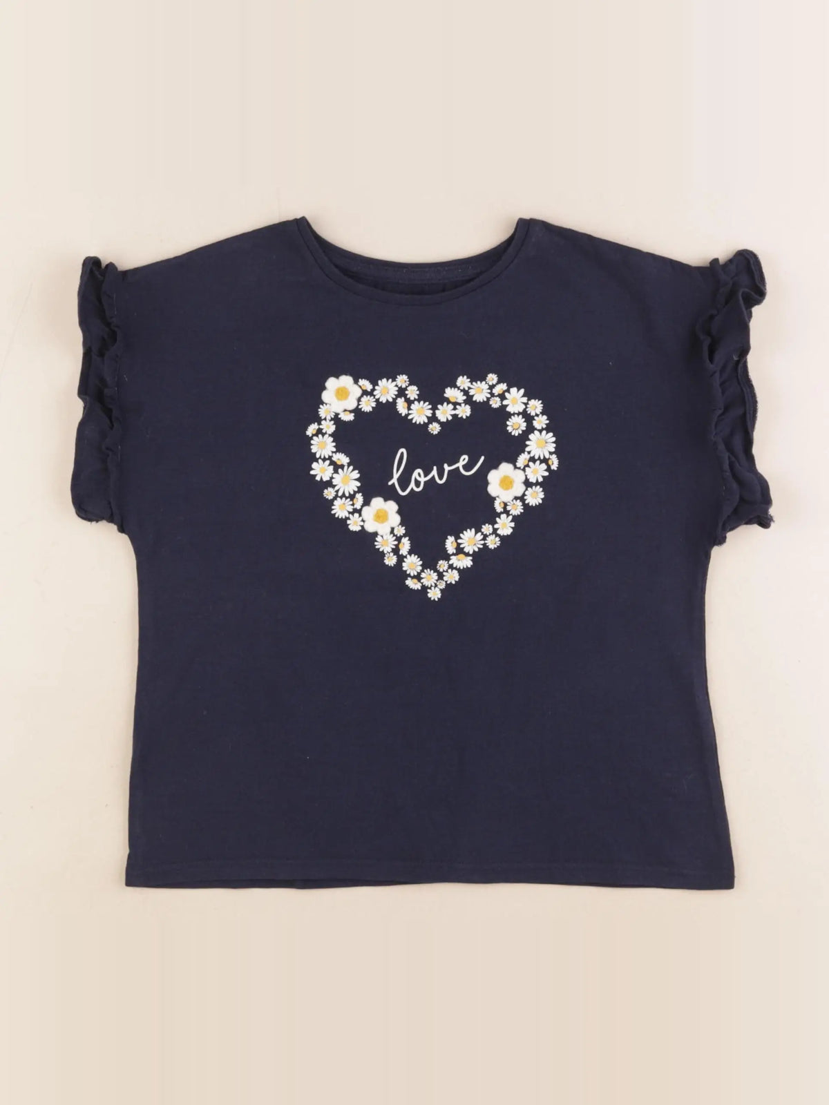 Vertbaudet - tee-shirt bleu - 6 ans