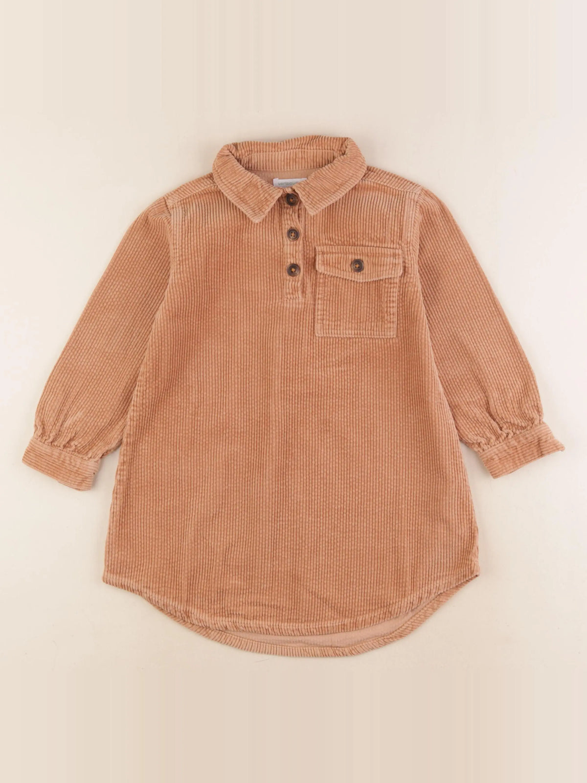 Vertbaudet - robe marron - 5 ans