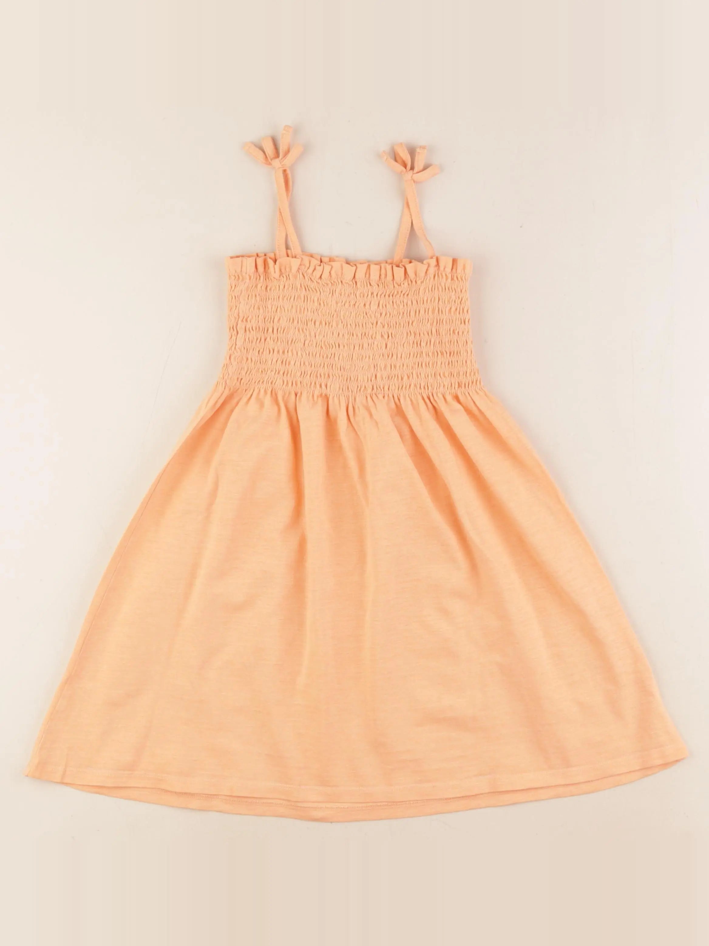 Vertbaudet - robe orange - 4 ans