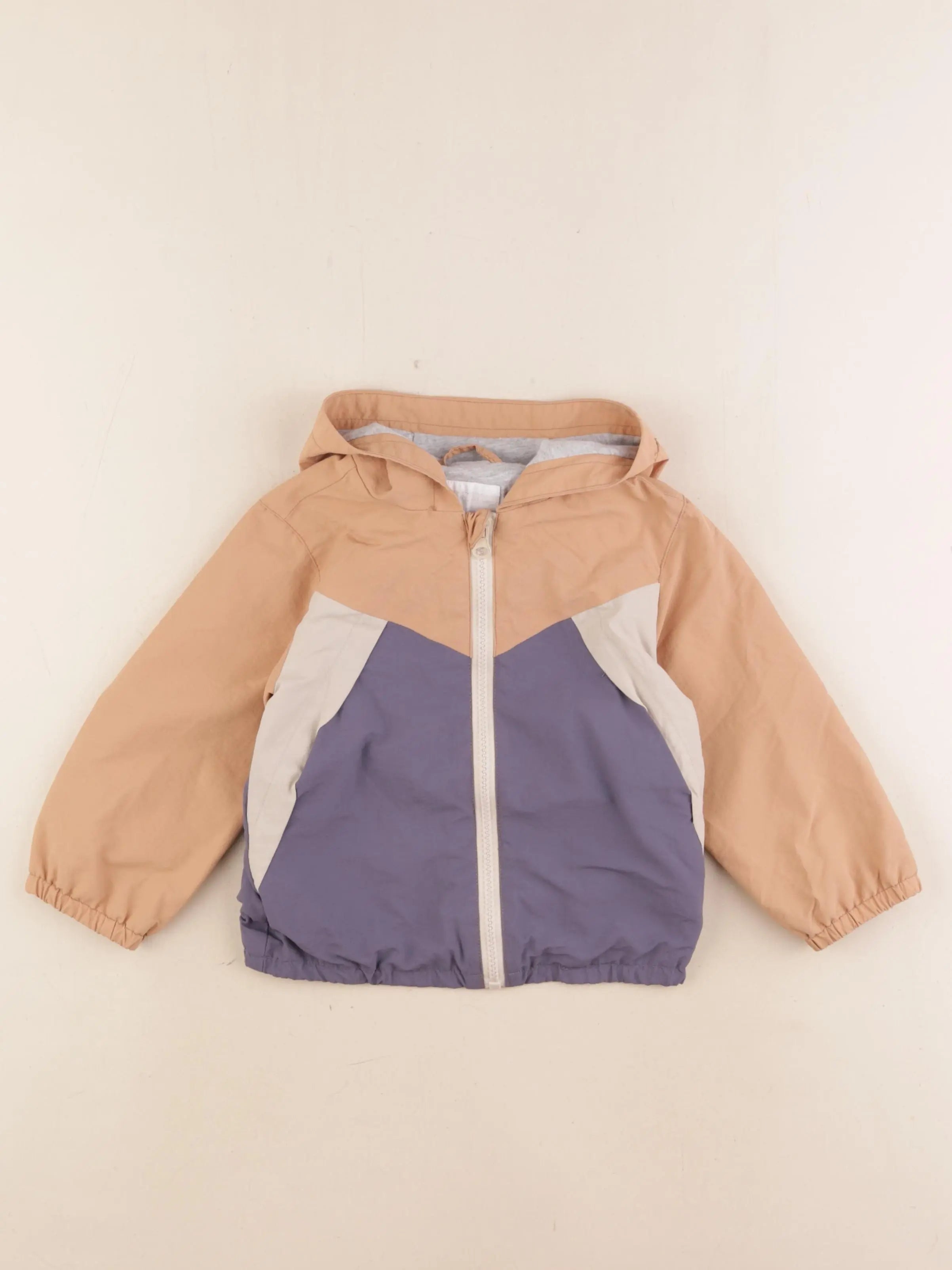 Vertbaudet - coupe-vent marron, bleu - 24 mois