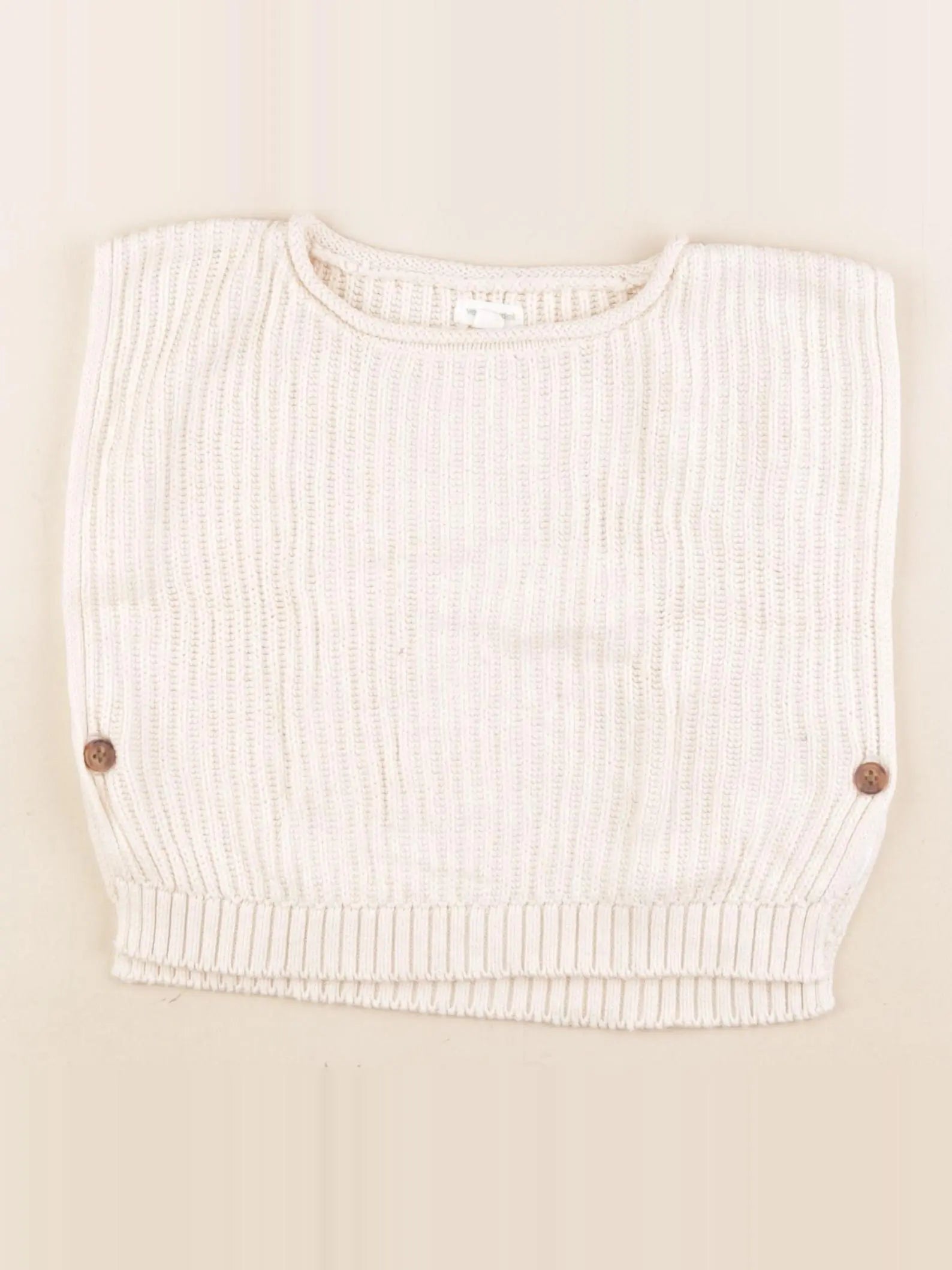 Vertbaudet - pull beige - 24 mois