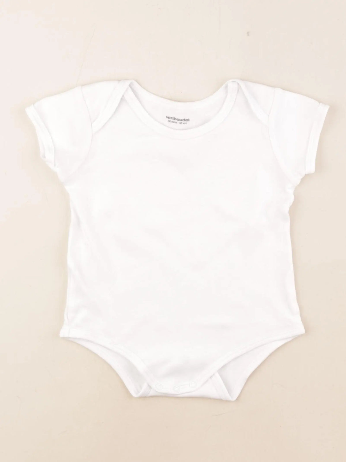 Vertbaudet - body blanc - 36 mois