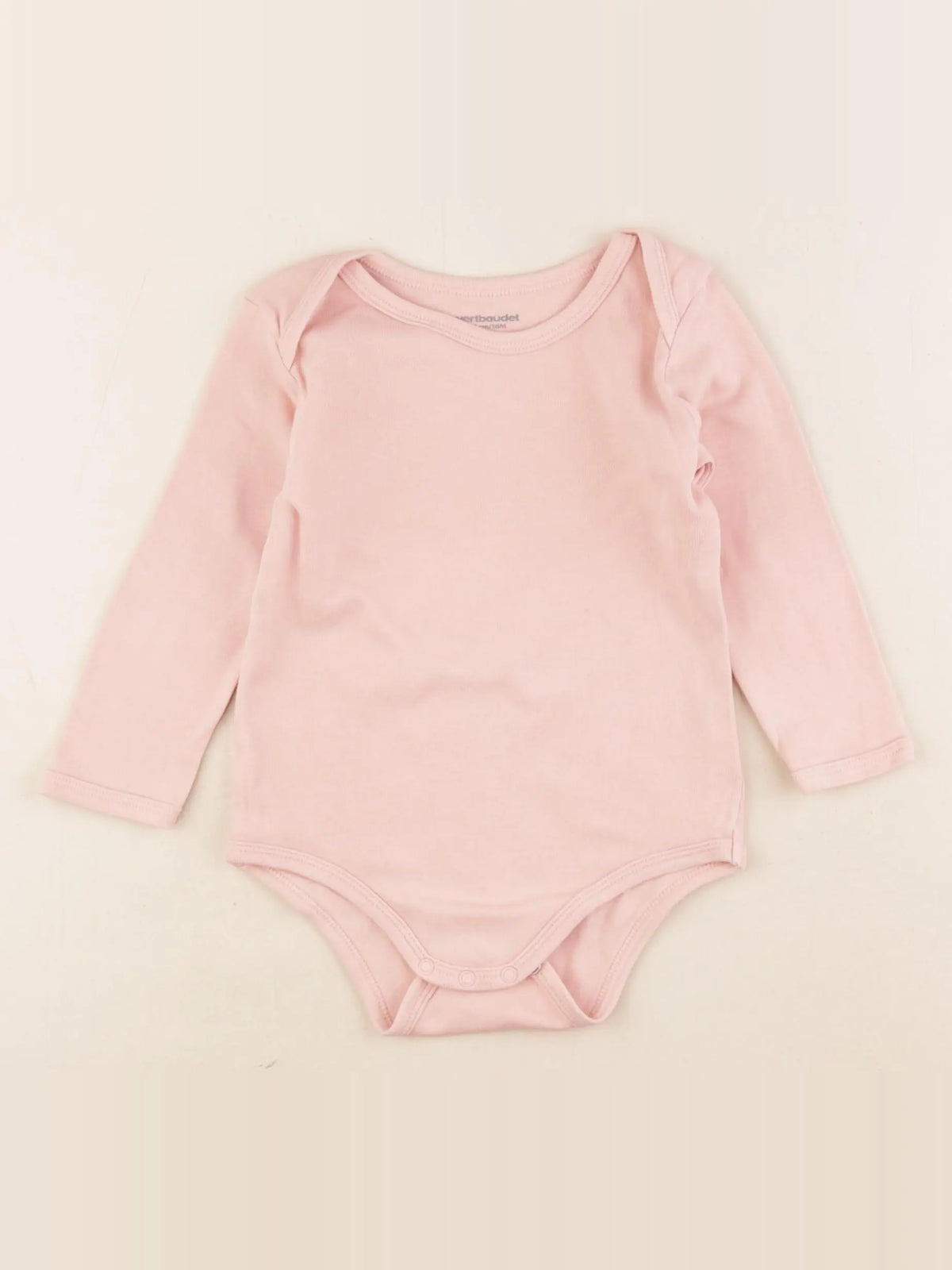 Vertbaudet - body rose - 18 mois