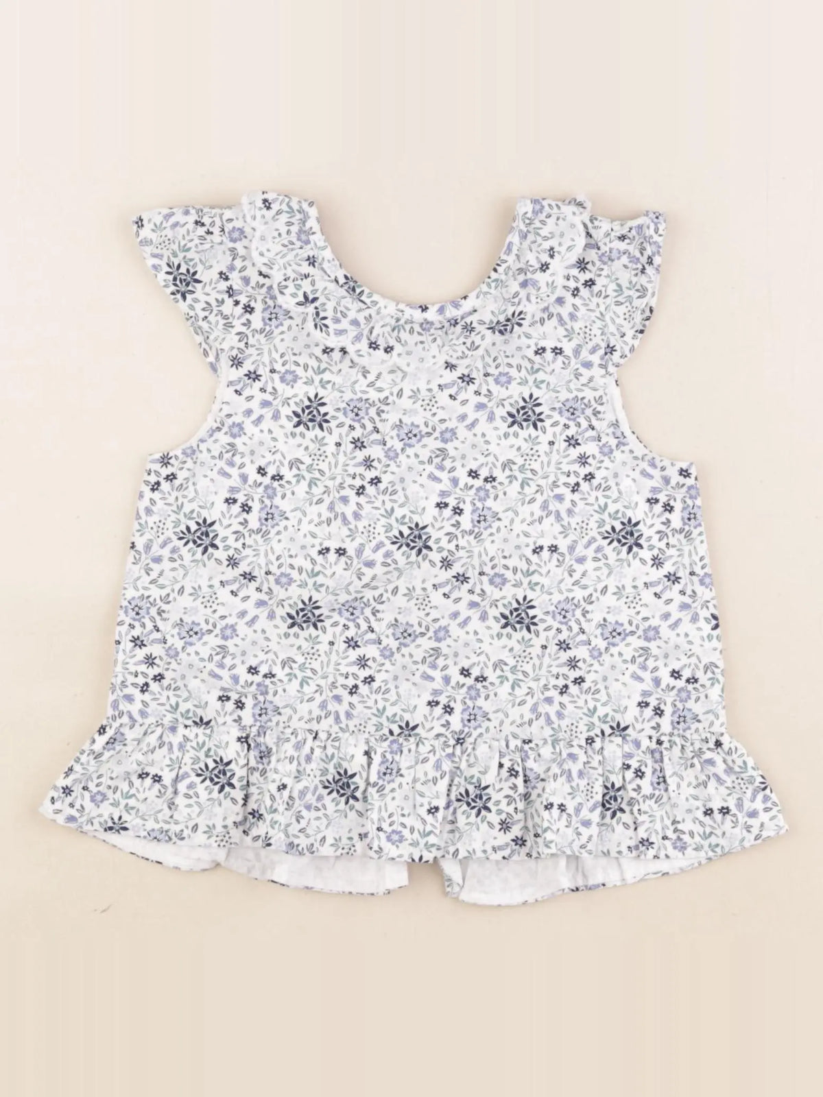 Vertbaudet - blouse bleu - 18 mois