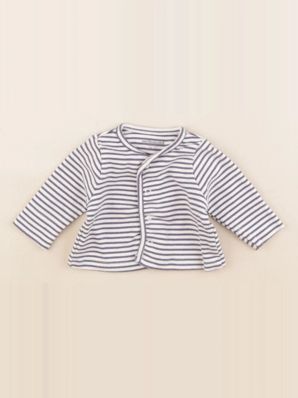 Vertbaudet - tee-shirt bleu - 0 mois