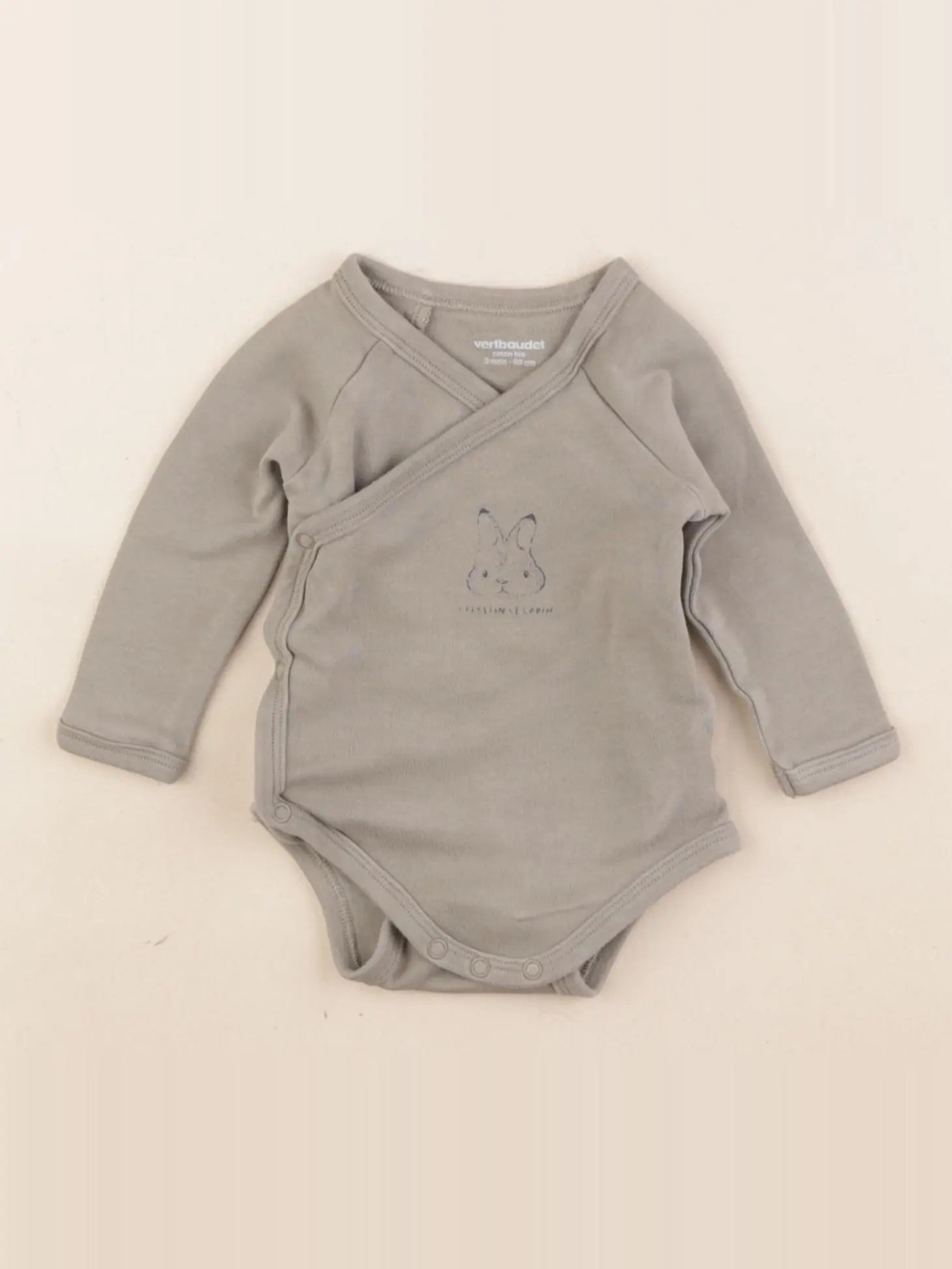 Vertbaudet - body vert - 3 mois