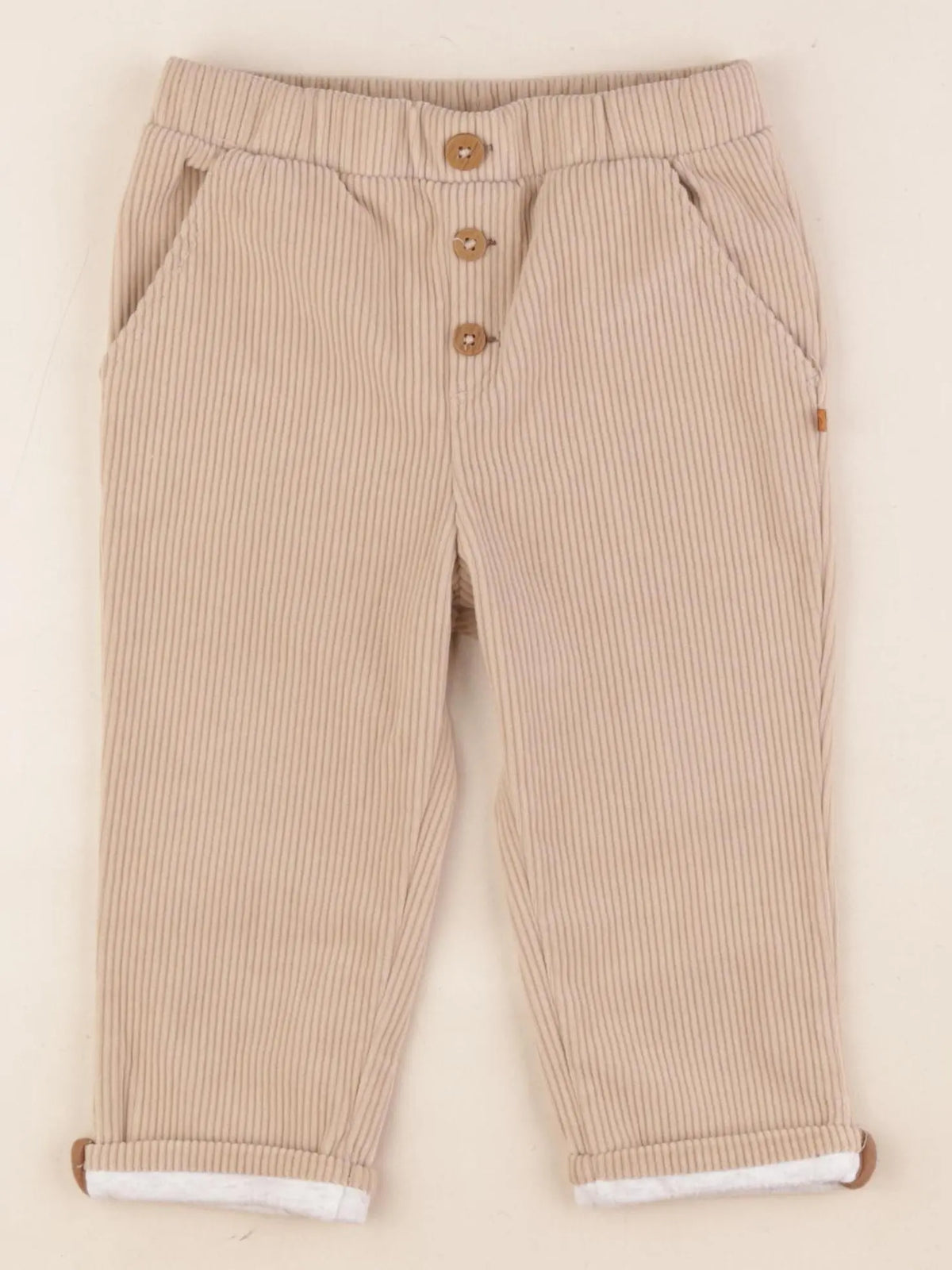 Obaïbi - pantalon beige - 24 mois